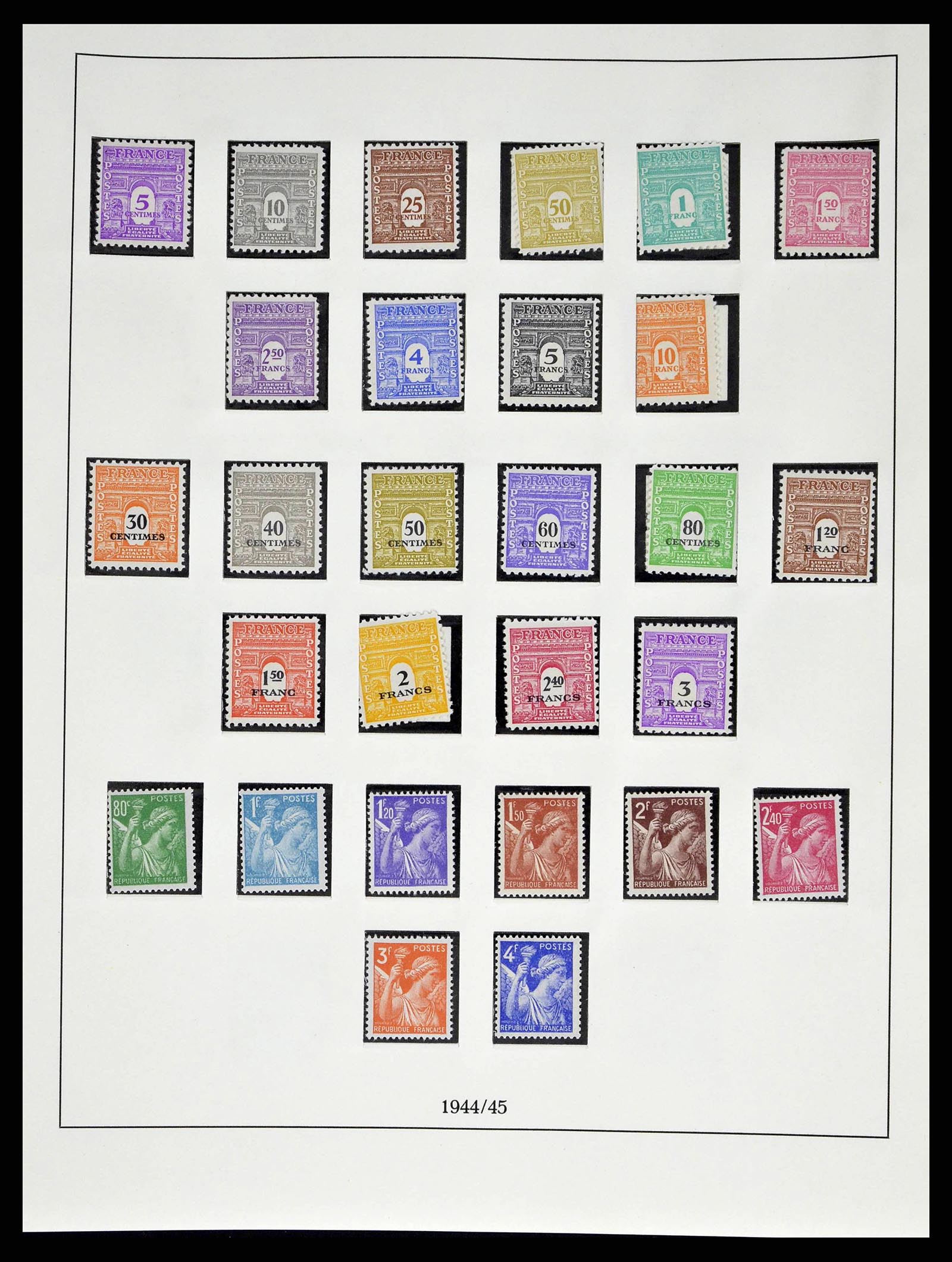 38520 0053 - Postzegelverzameling 38520 Frankrijk 1849-1973.