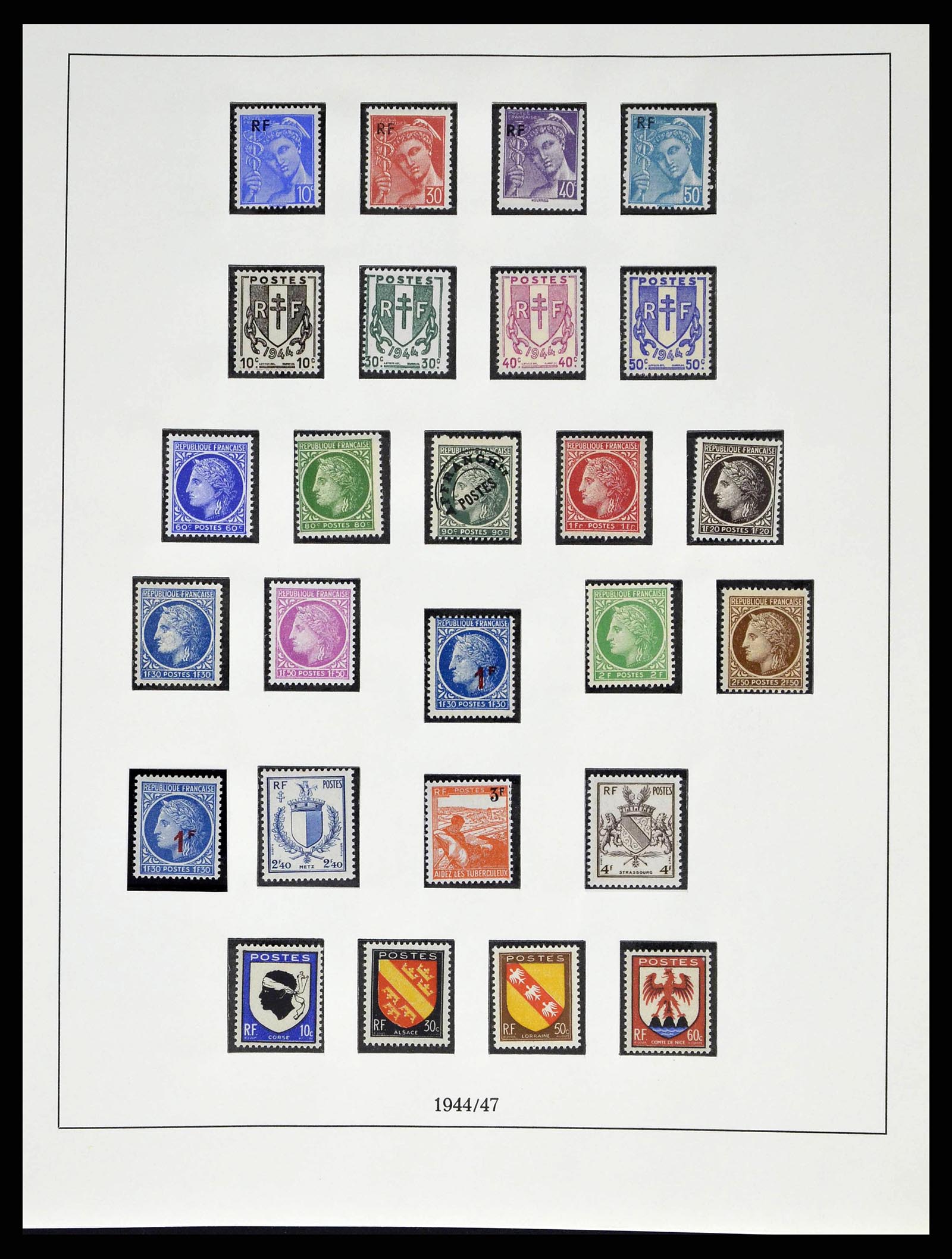 38520 0054 - Postzegelverzameling 38520 Frankrijk 1849-1973.