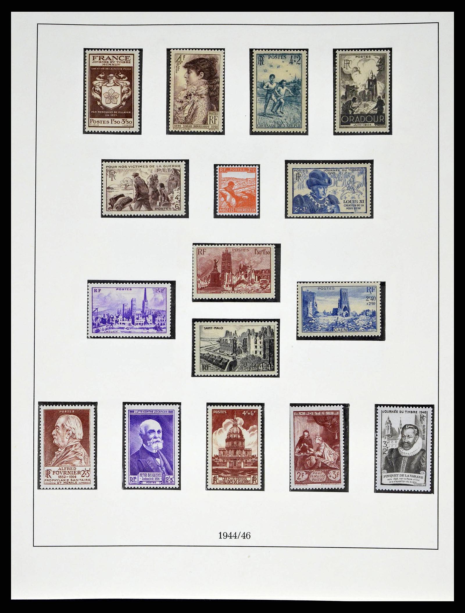38520 0055 - Postzegelverzameling 38520 Frankrijk 1849-1973.