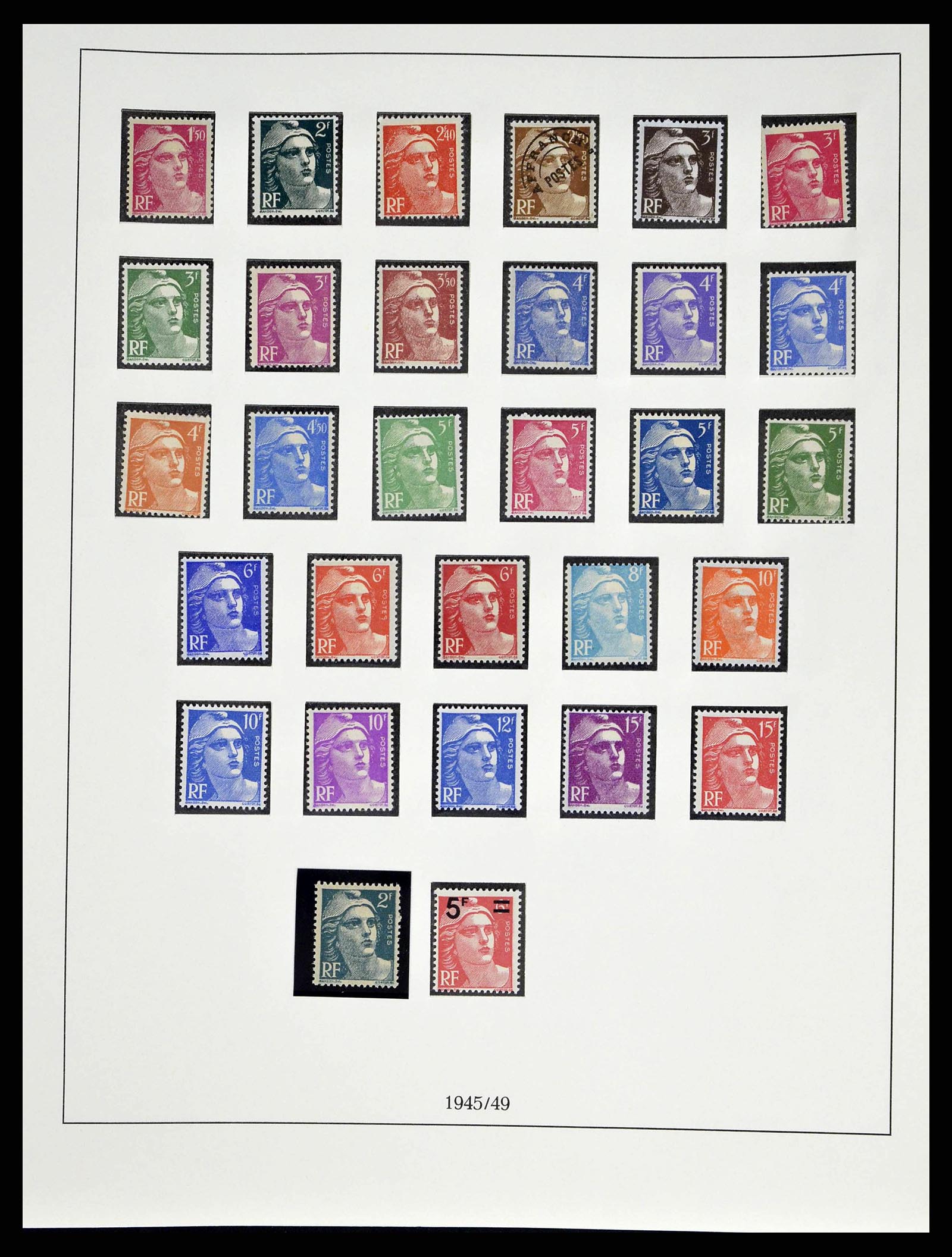 38520 0057 - Postzegelverzameling 38520 Frankrijk 1849-1973.