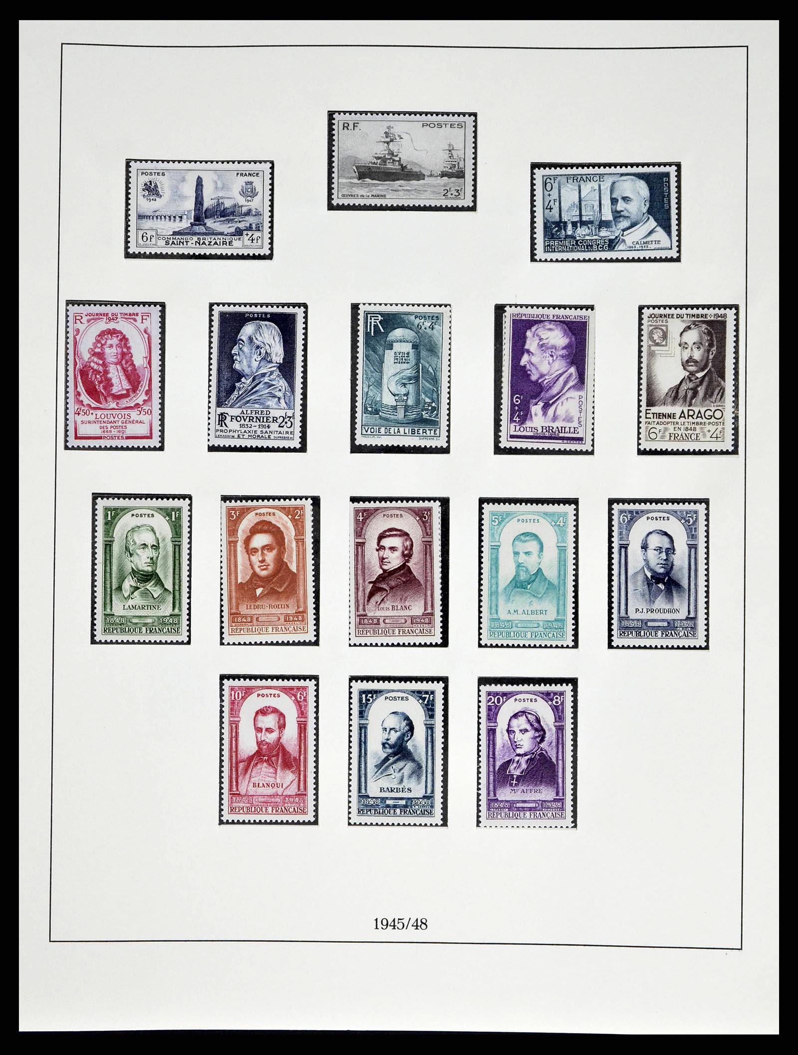 38520 0059 - Postzegelverzameling 38520 Frankrijk 1849-1973.