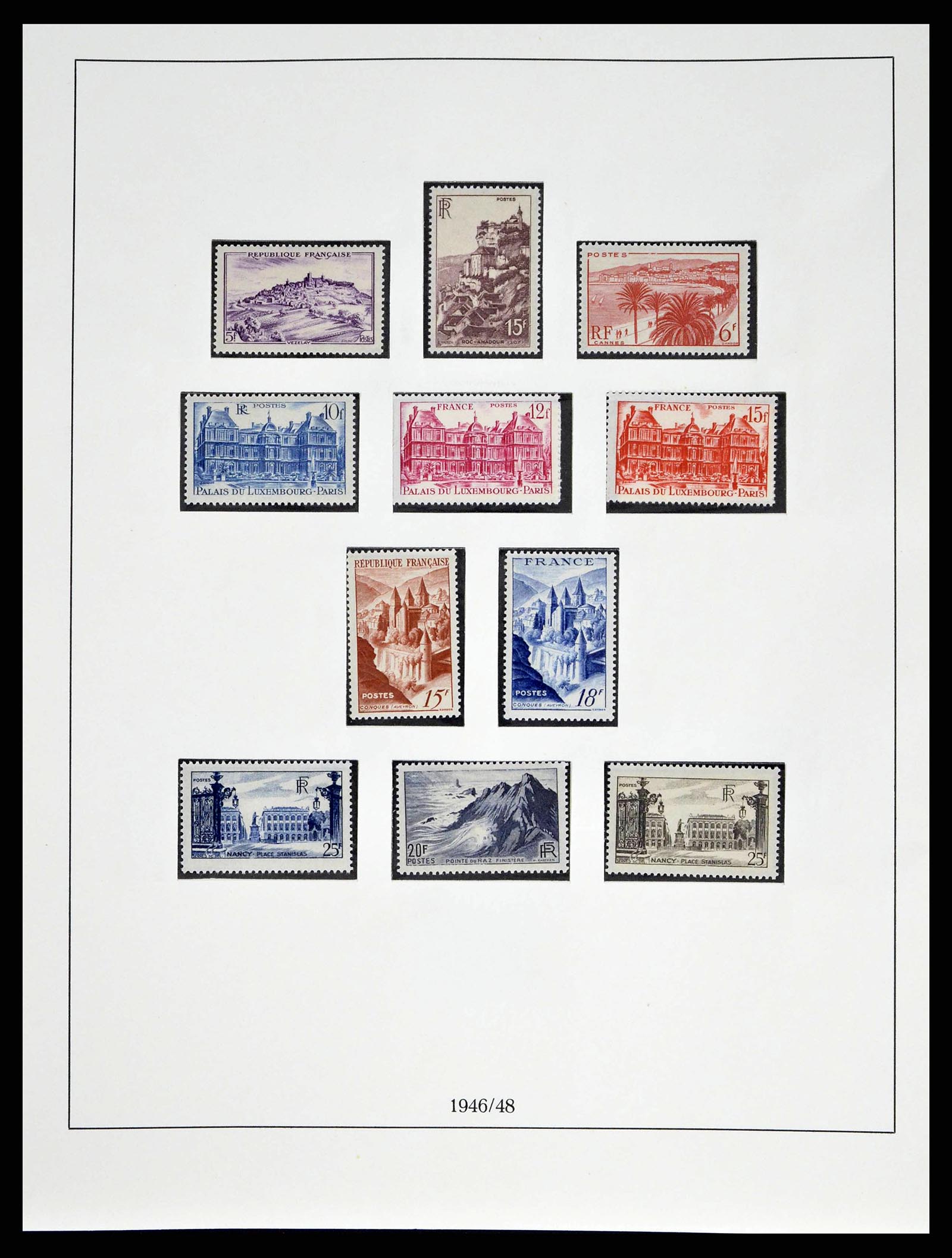 38520 0060 - Postzegelverzameling 38520 Frankrijk 1849-1973.