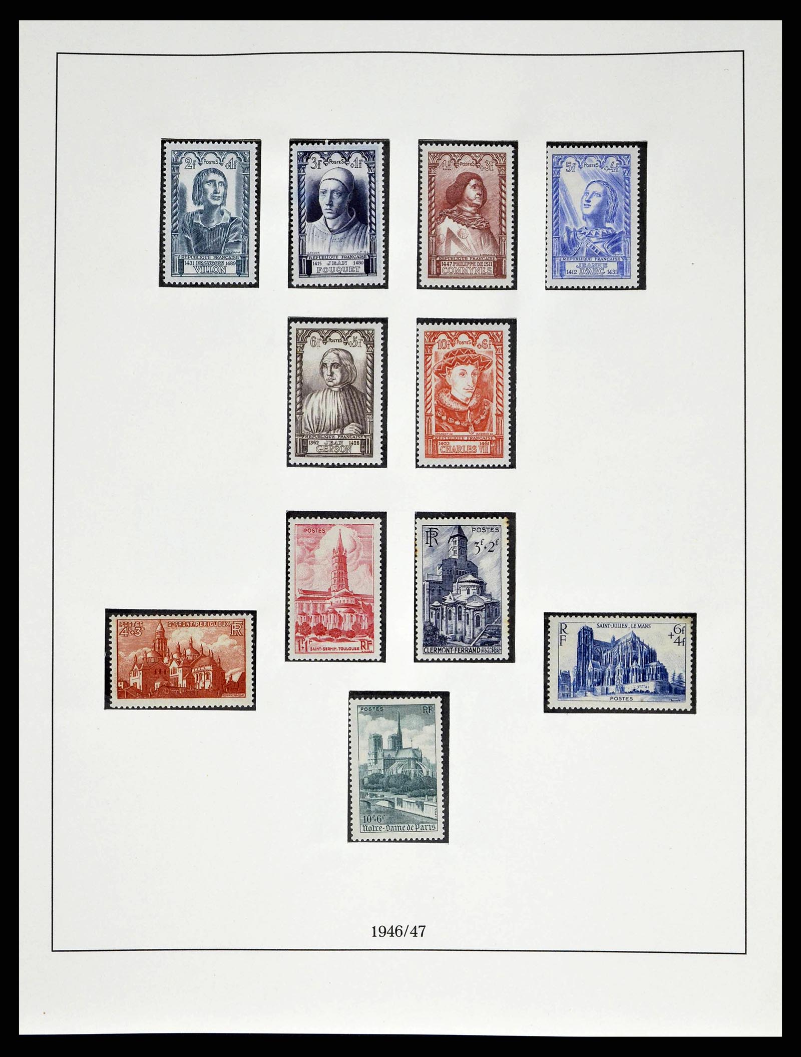 38520 0061 - Stamp collection 38520 France 1849-1973.