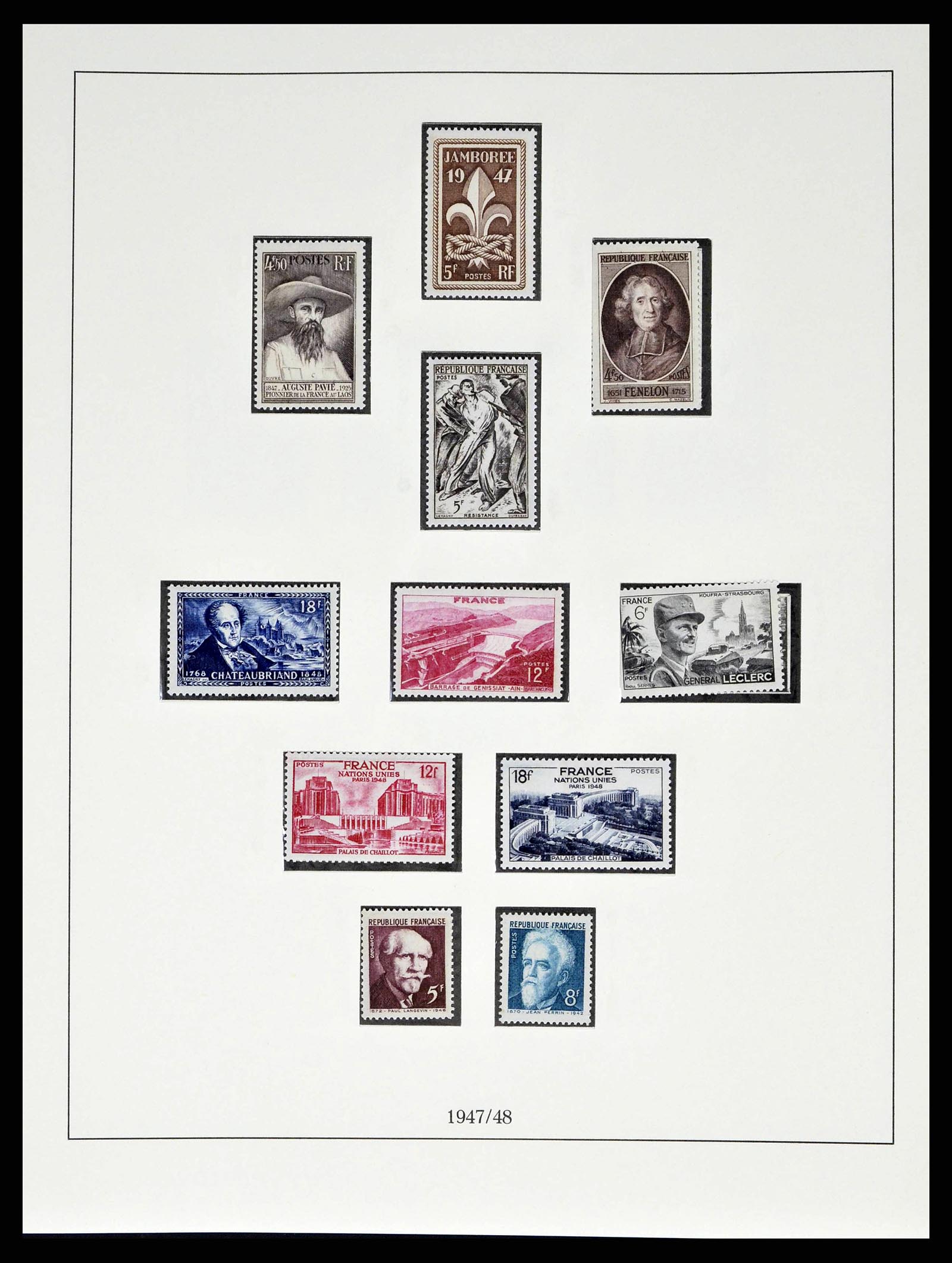38520 0062 - Stamp collection 38520 France 1849-1973.