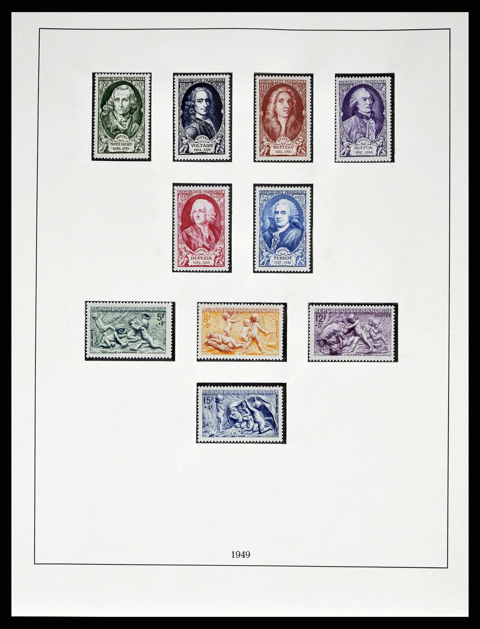 38520 0067 - Stamp collection 38520 France 1849-1973.