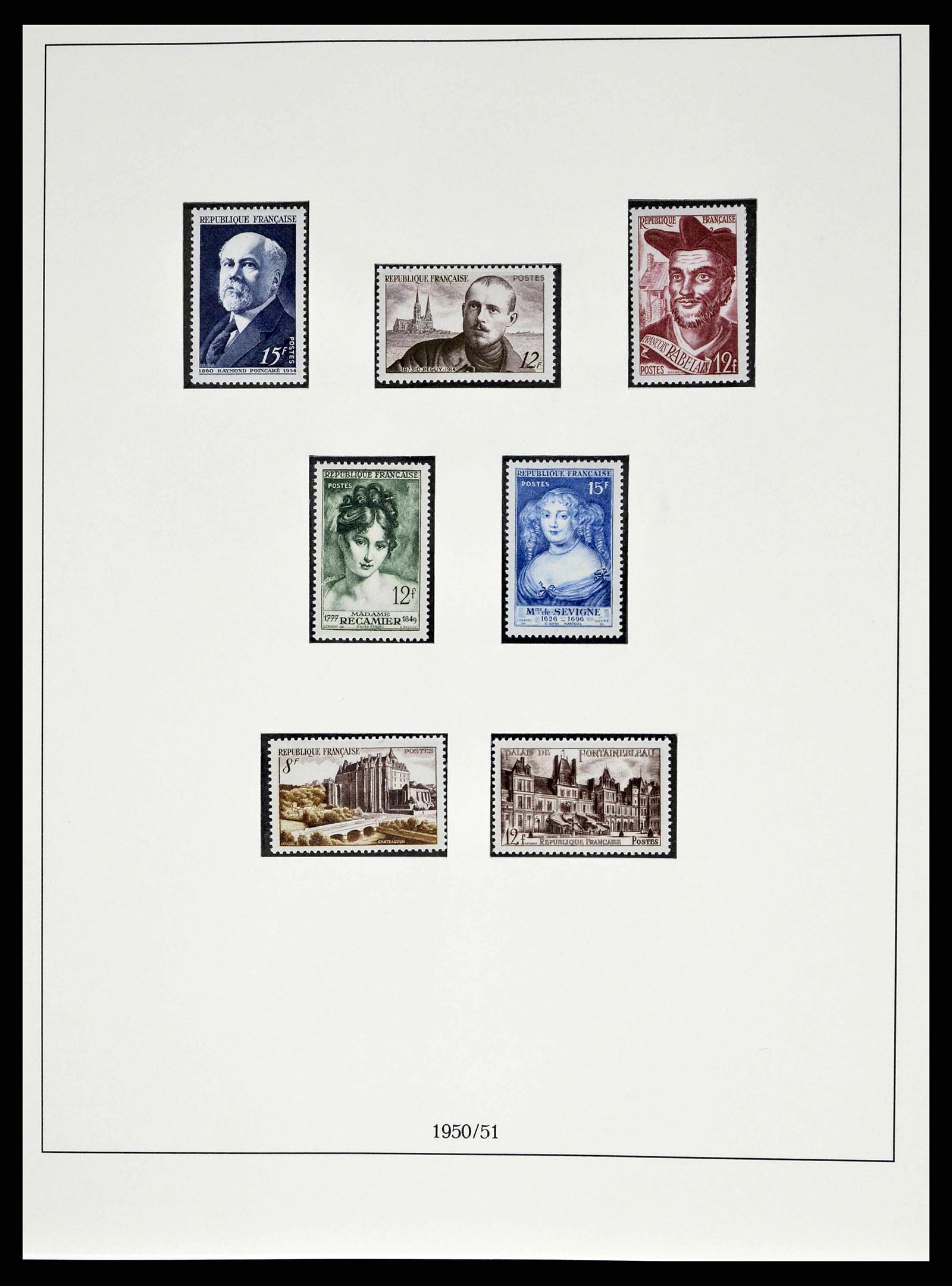 38520 0069 - Stamp collection 38520 France 1849-1973.