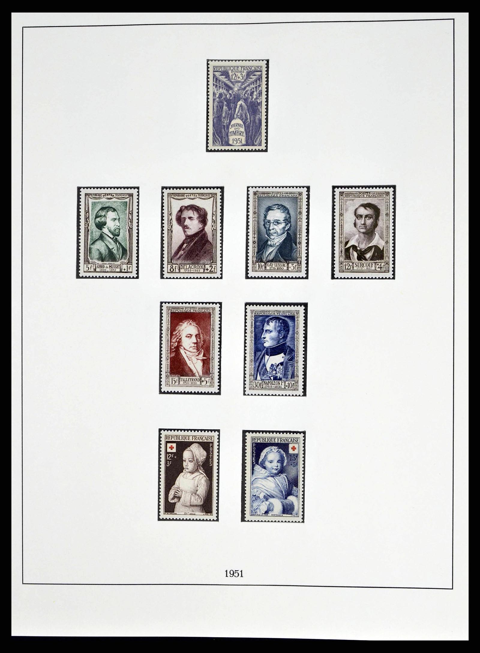 38520 0070 - Stamp collection 38520 France 1849-1973.