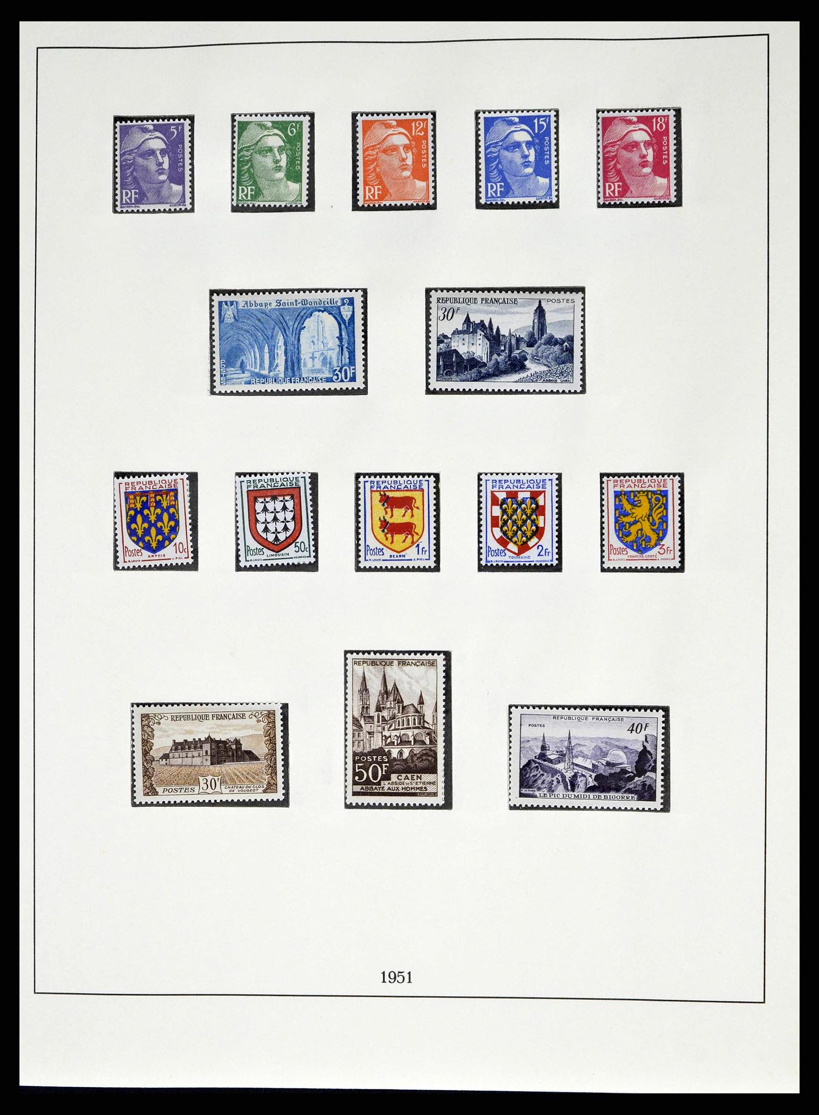 38520 0072 - Stamp collection 38520 France 1849-1973.