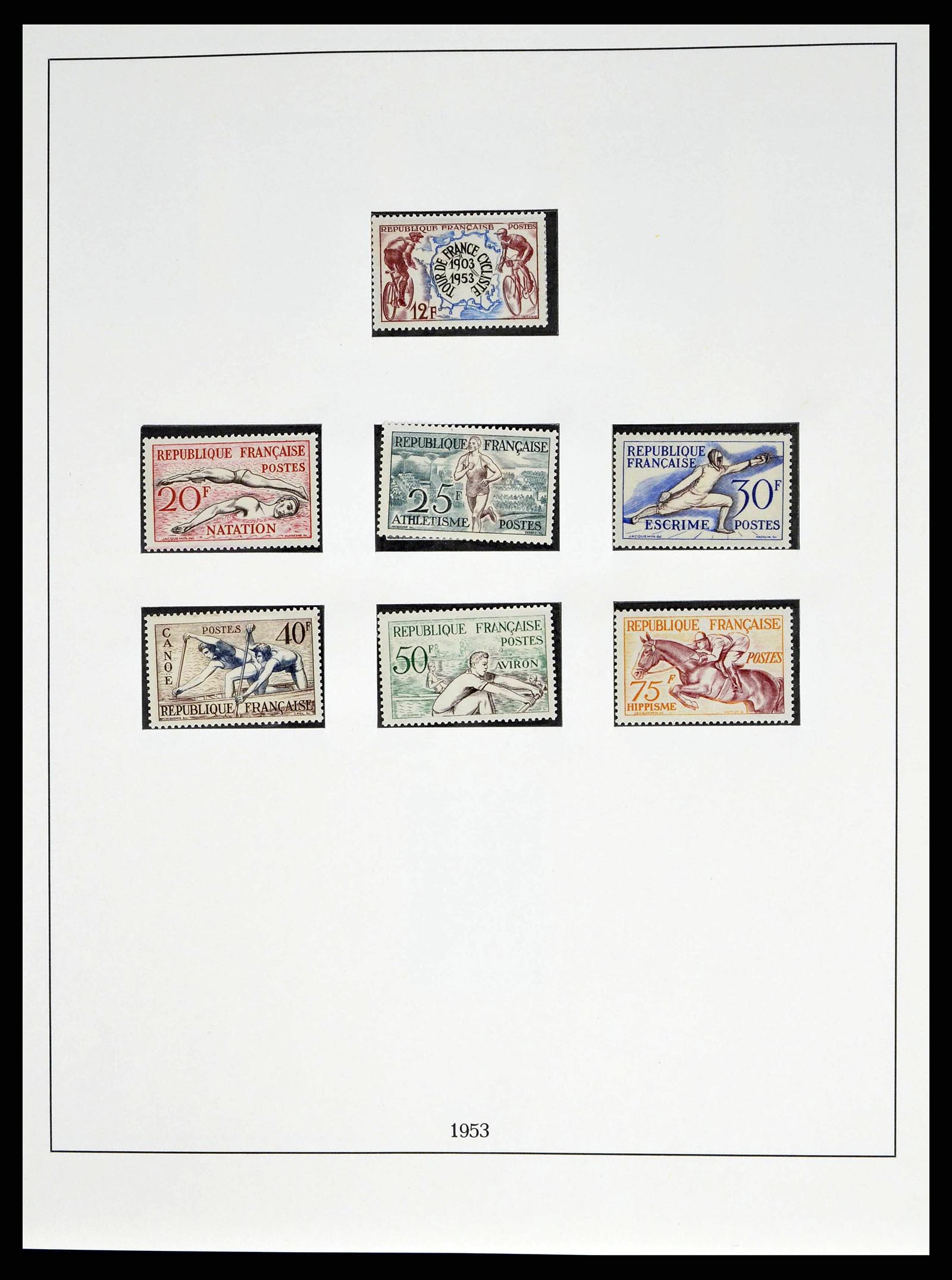 38520 0078 - Stamp collection 38520 France 1849-1973.