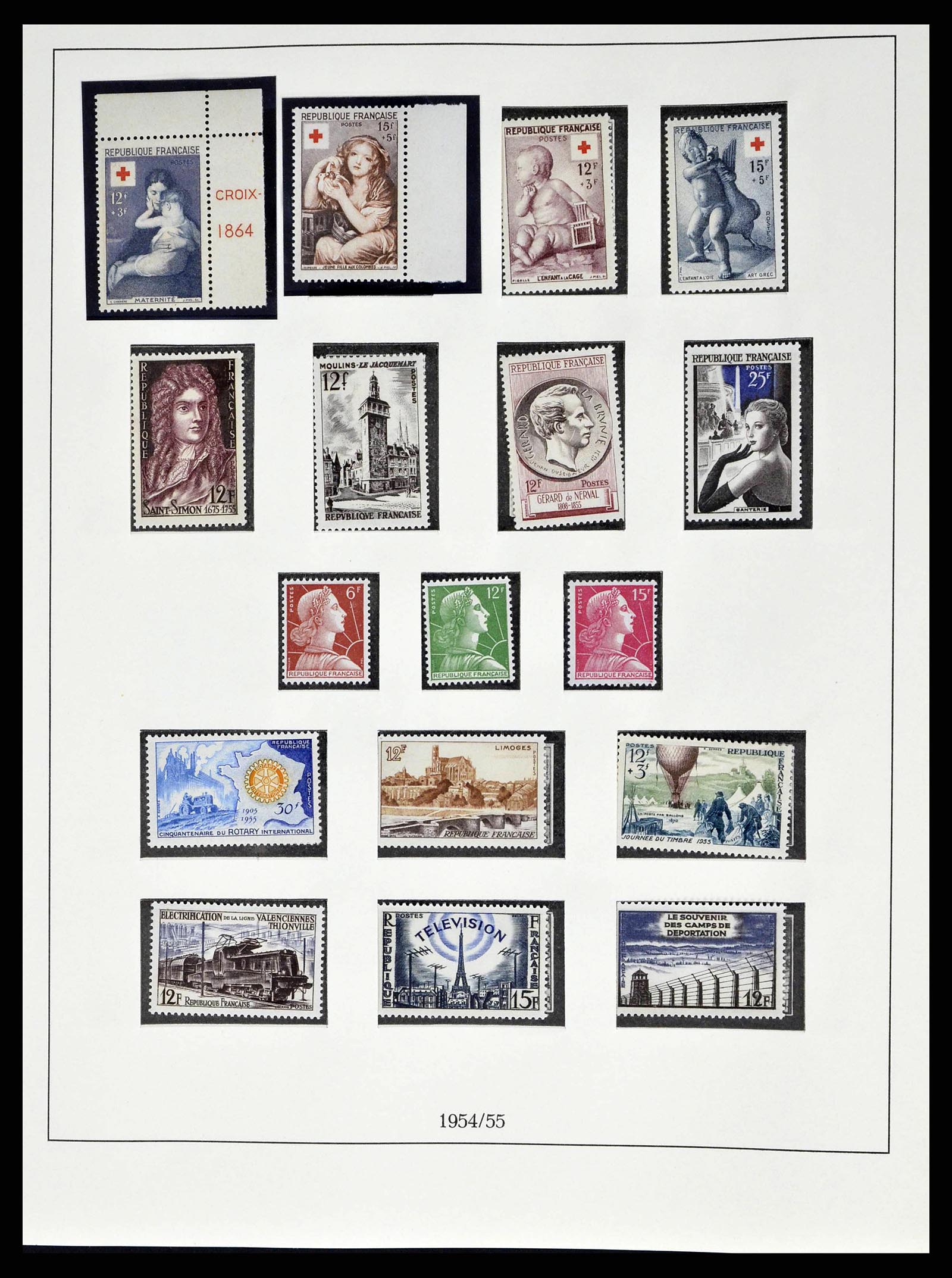 38520 0083 - Stamp collection 38520 France 1849-1973.