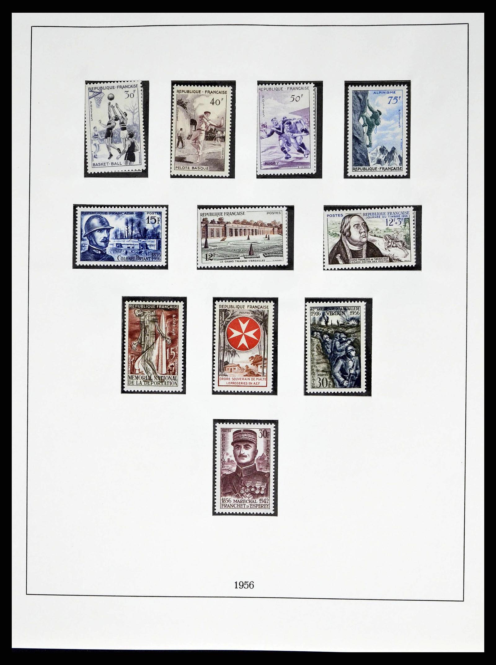 38520 0088 - Stamp collection 38520 France 1849-1973.