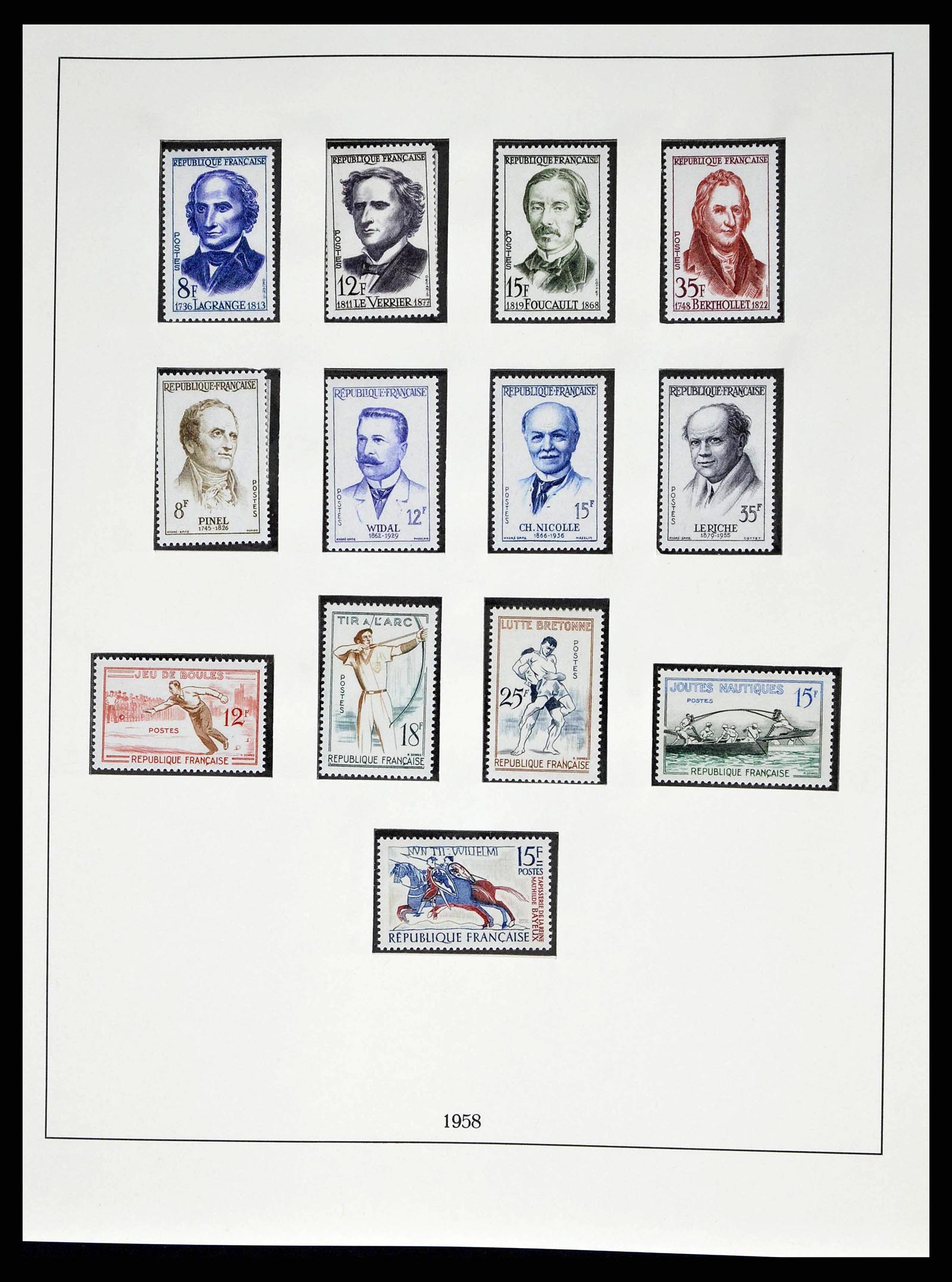 38520 0094 - Stamp collection 38520 France 1849-1973.
