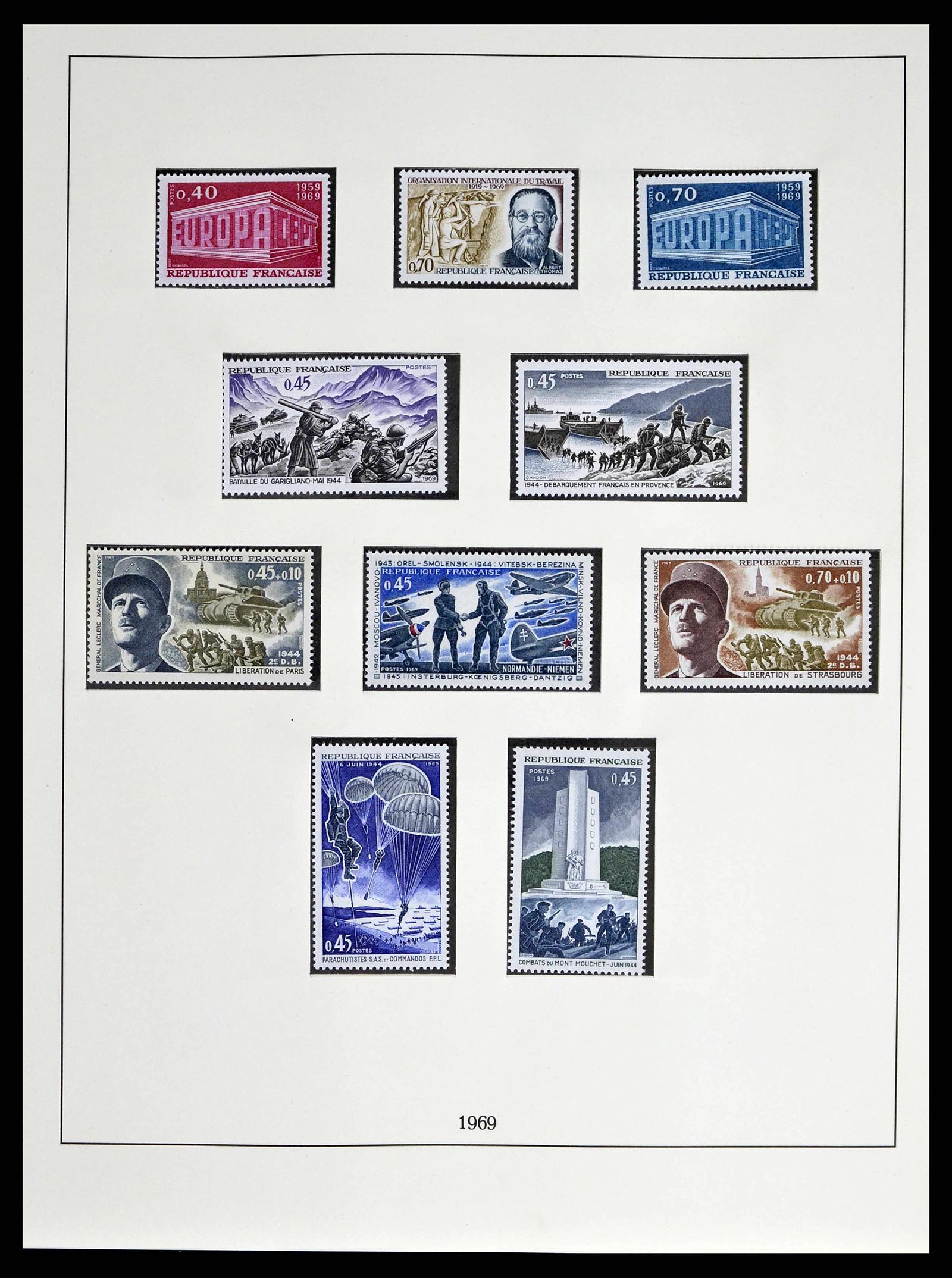 38520 0142 - Stamp collection 38520 France 1849-1973.
