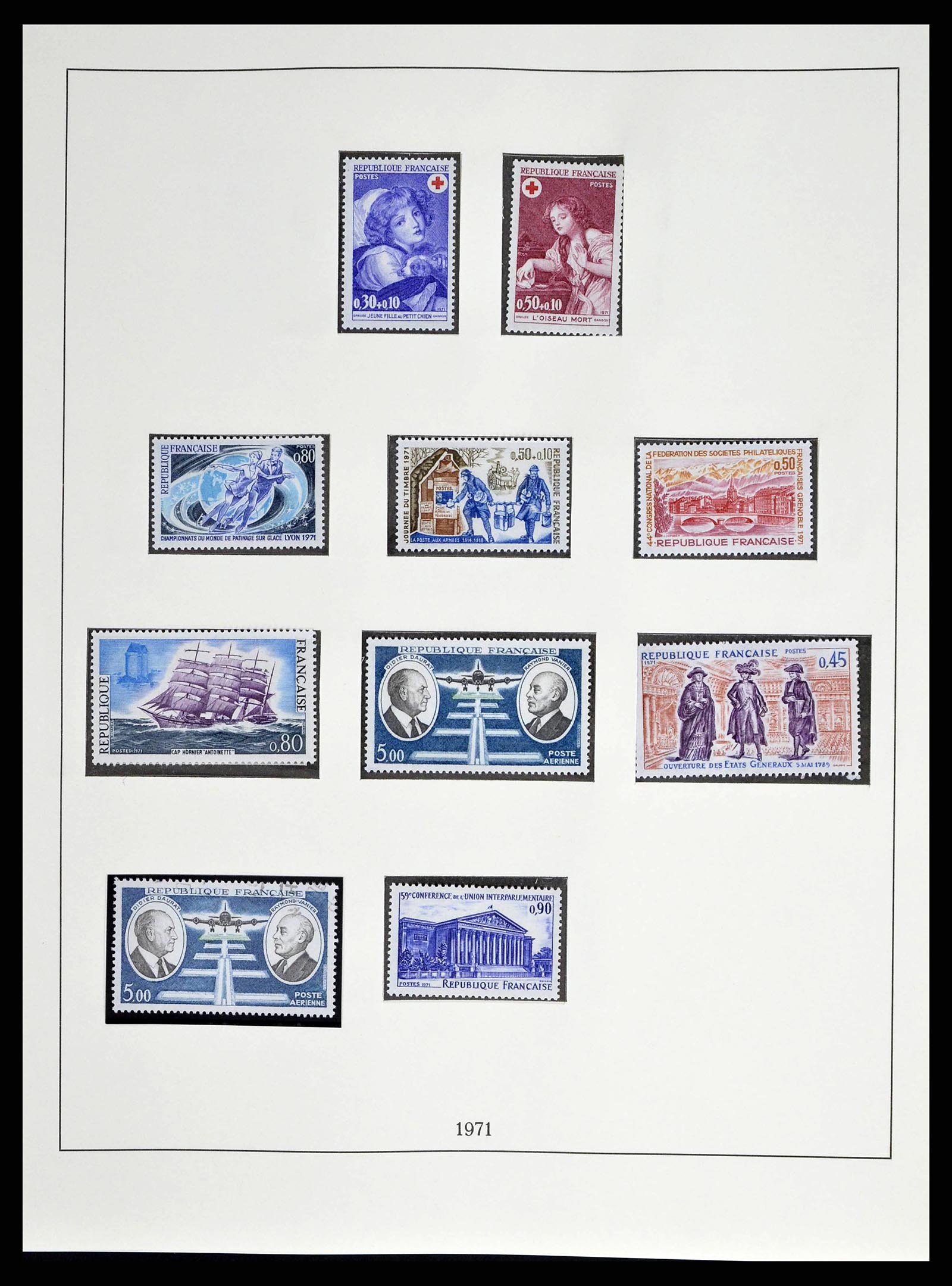 38520 0148 - Stamp collection 38520 France 1849-1973.