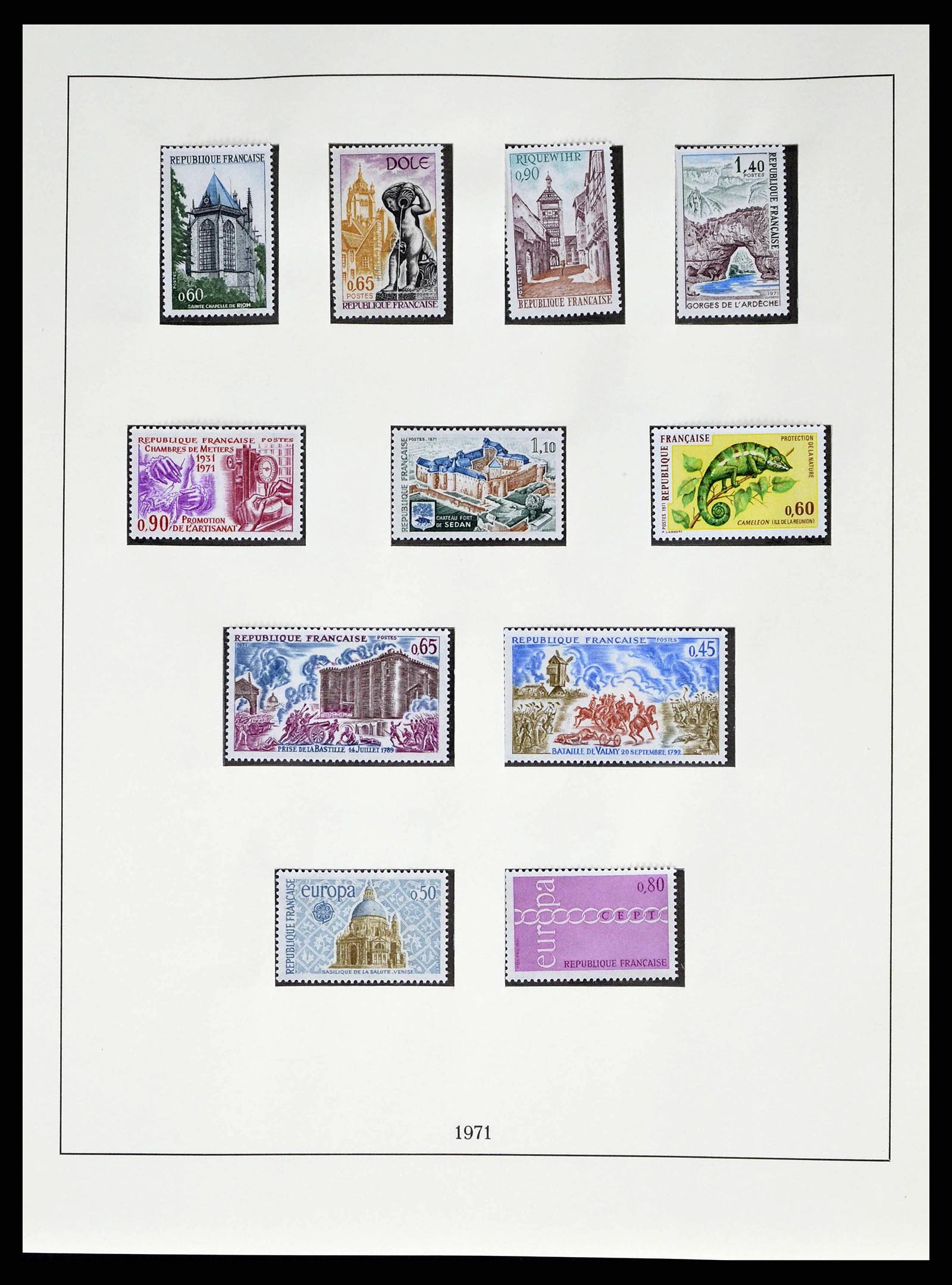38520 0150 - Stamp collection 38520 France 1849-1973.