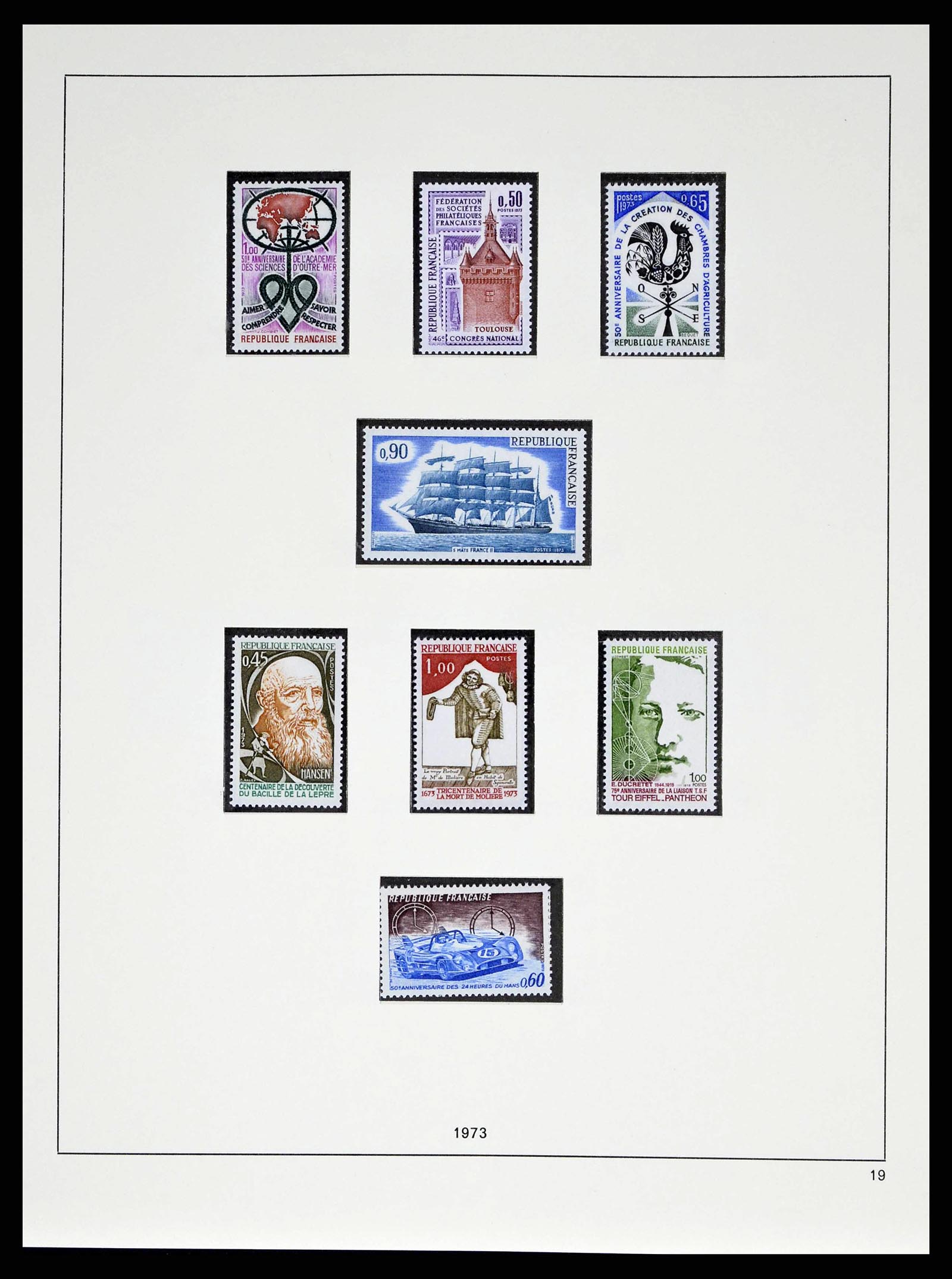 38520 0158 - Stamp collection 38520 France 1849-1973.