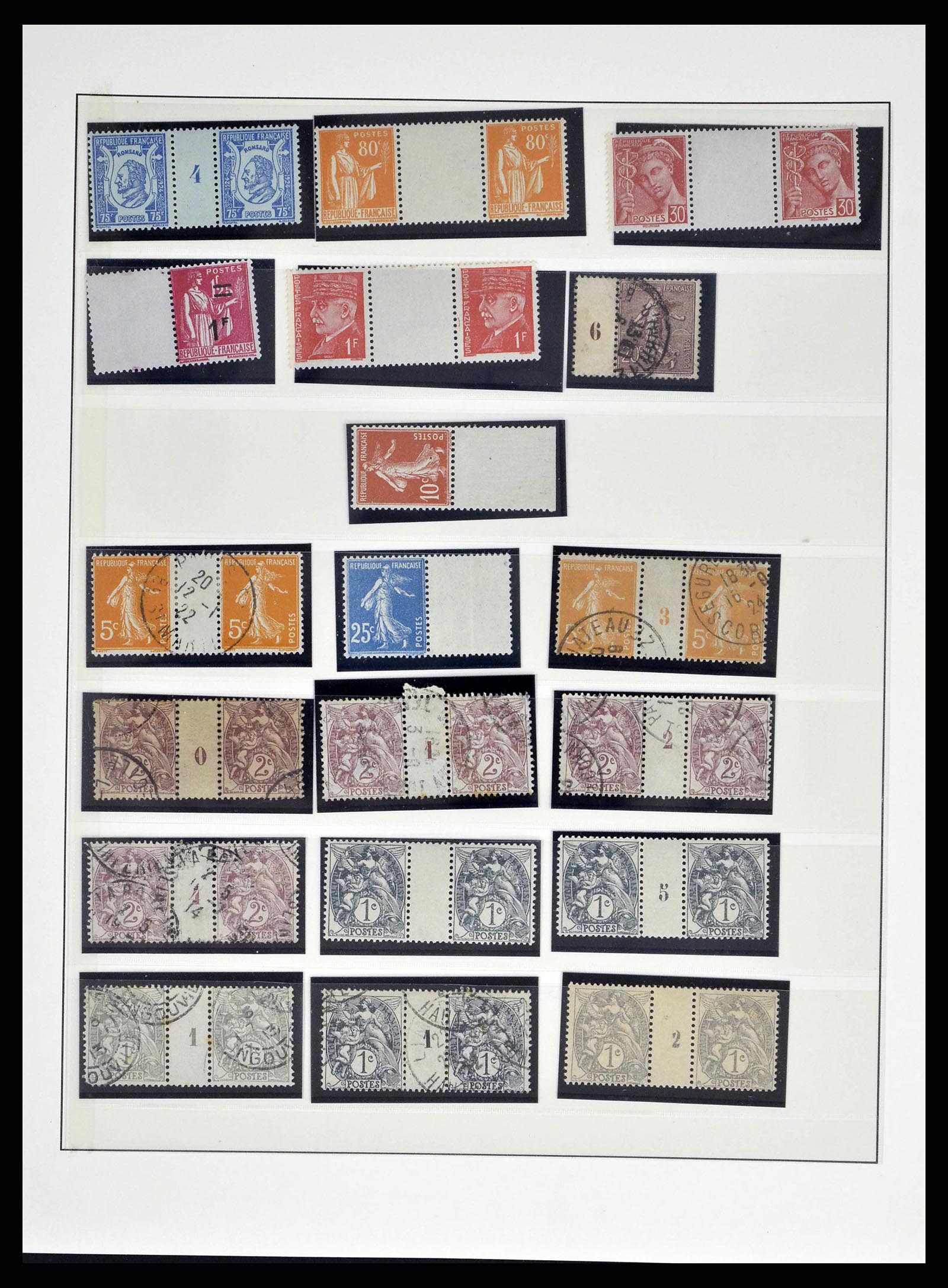 38520 0179 - Stamp collection 38520 France 1849-1973.