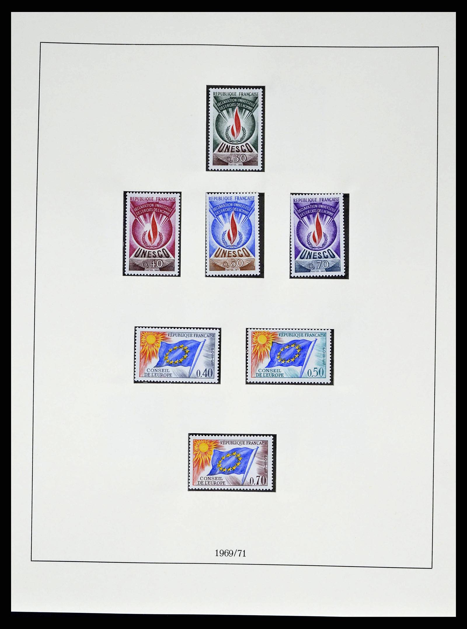 38520 0183 - Postzegelverzameling 38520 Frankrijk 1849-1973.