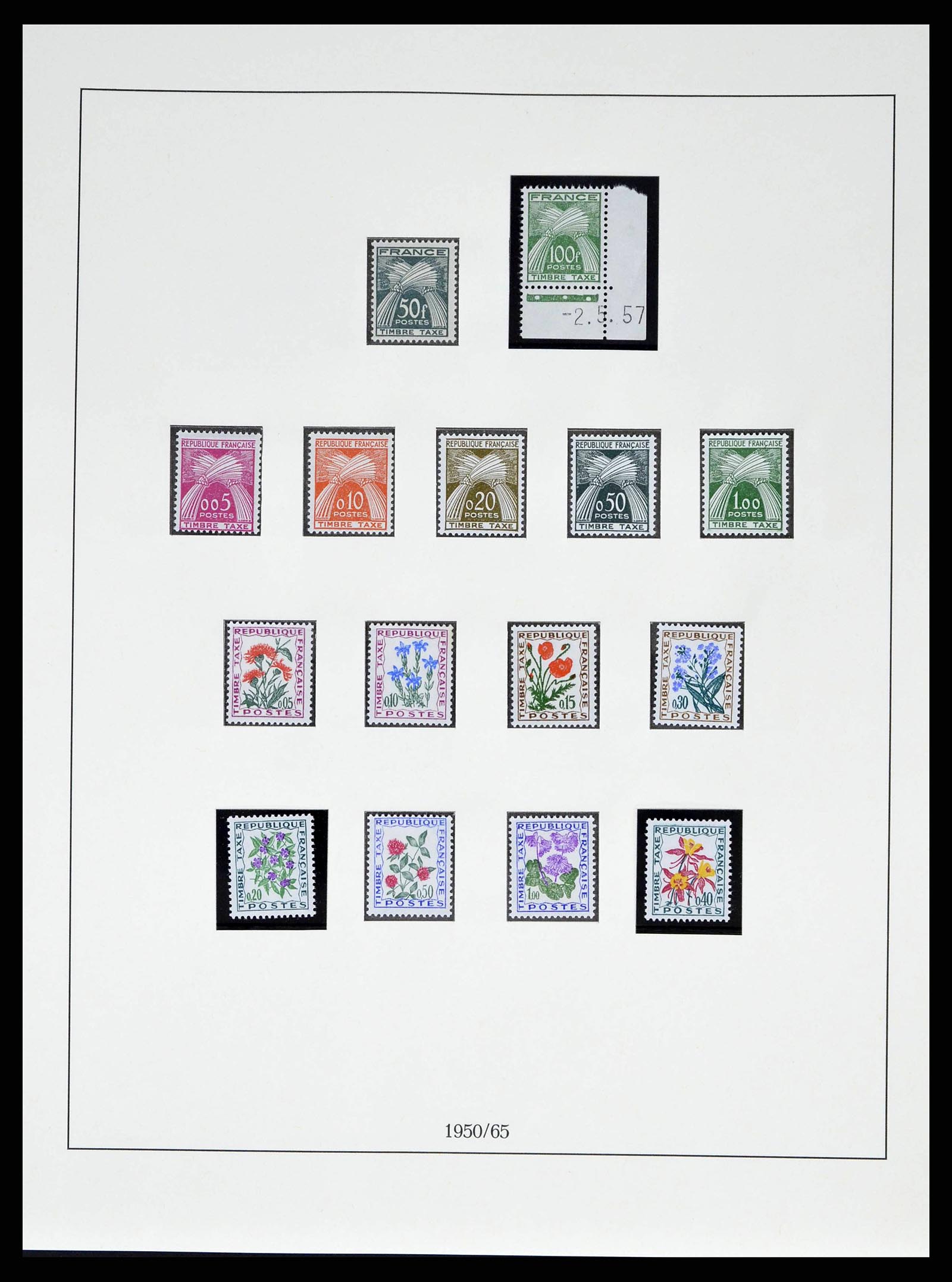 38520 0184 - Postzegelverzameling 38520 Frankrijk 1849-1973.