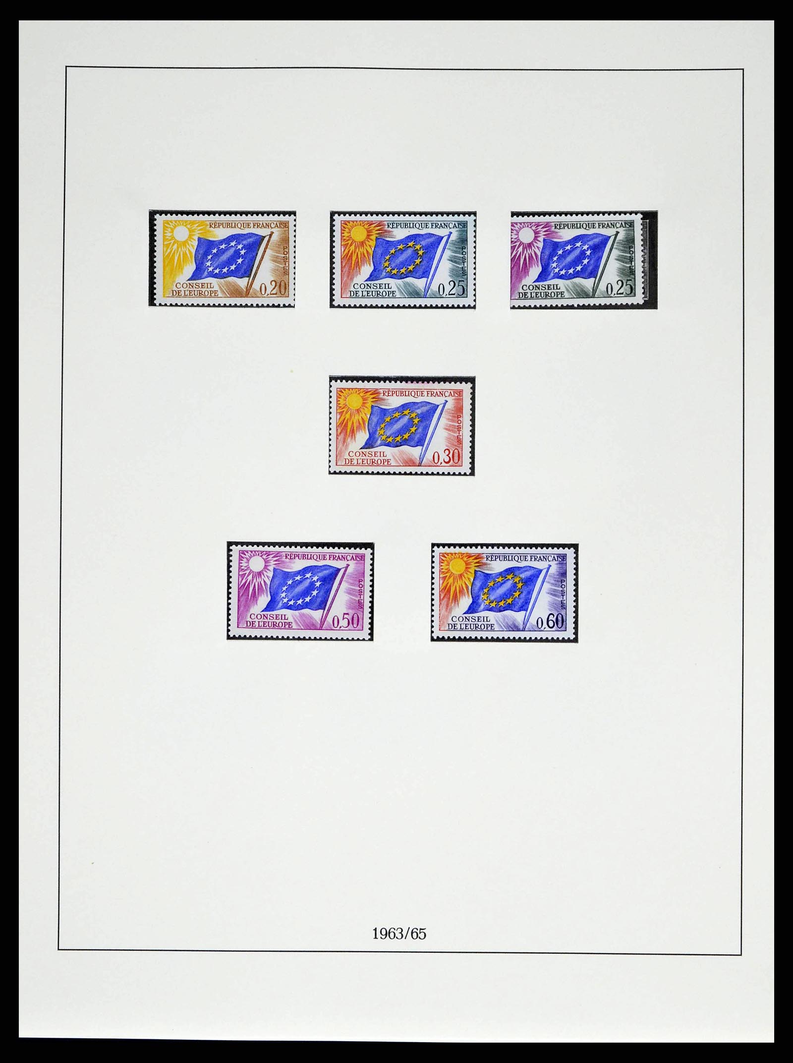 38520 0185 - Postzegelverzameling 38520 Frankrijk 1849-1973.