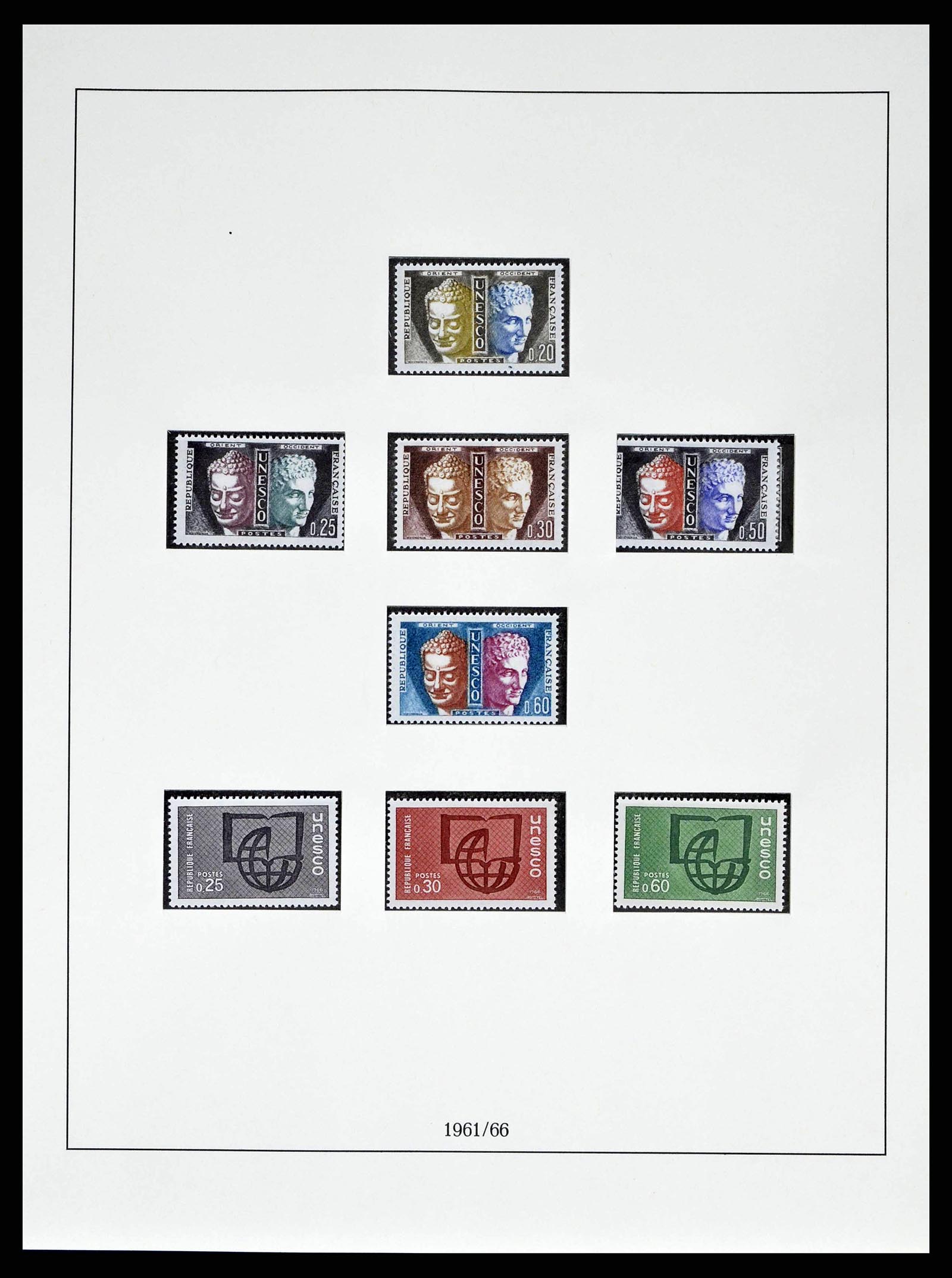 38520 0186 - Postzegelverzameling 38520 Frankrijk 1849-1973.