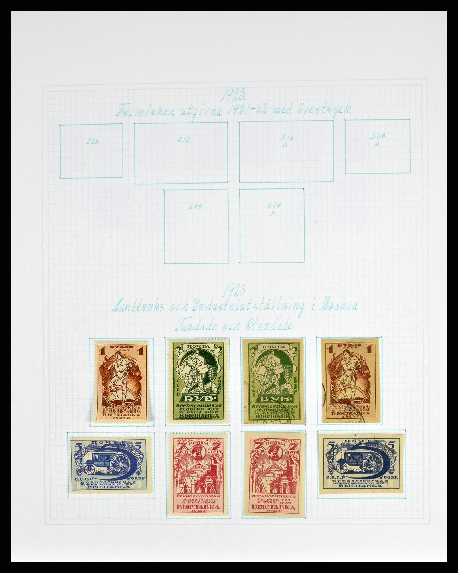 38521 0021 - Postzegelverzameling 38521 Rusland 1858-1977.