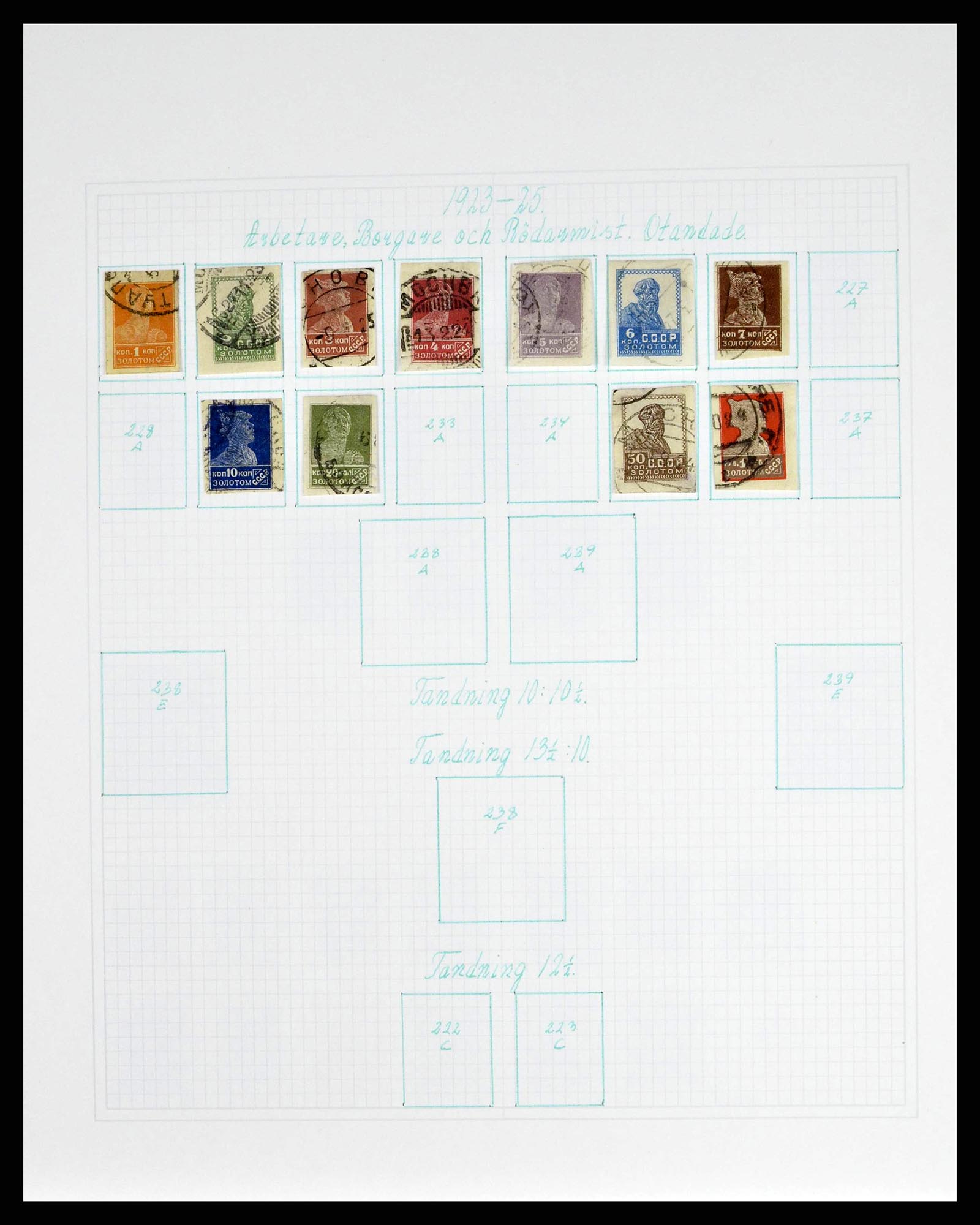 38521 0022 - Postzegelverzameling 38521 Rusland 1858-1977.