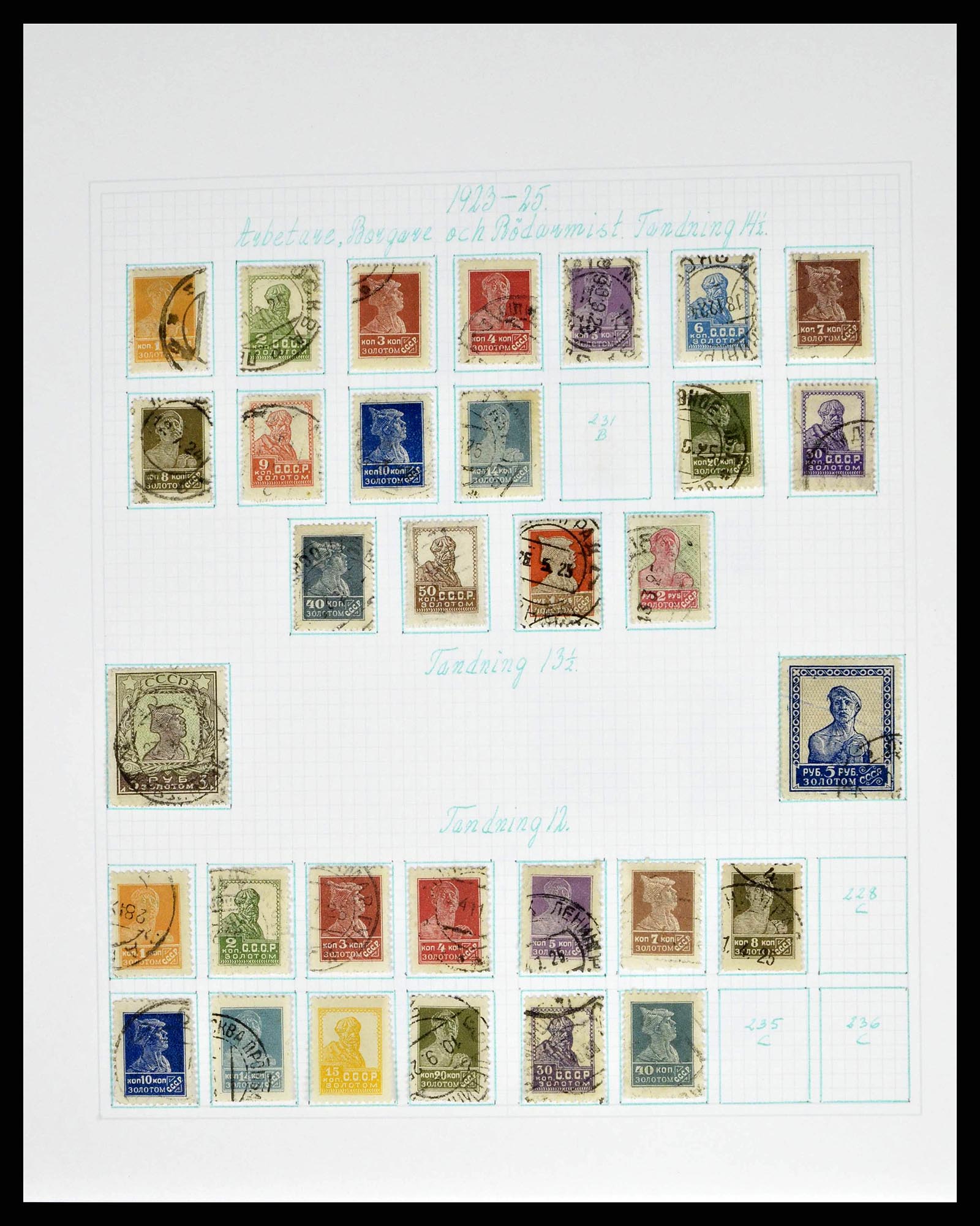 38521 0023 - Postzegelverzameling 38521 Rusland 1858-1977.