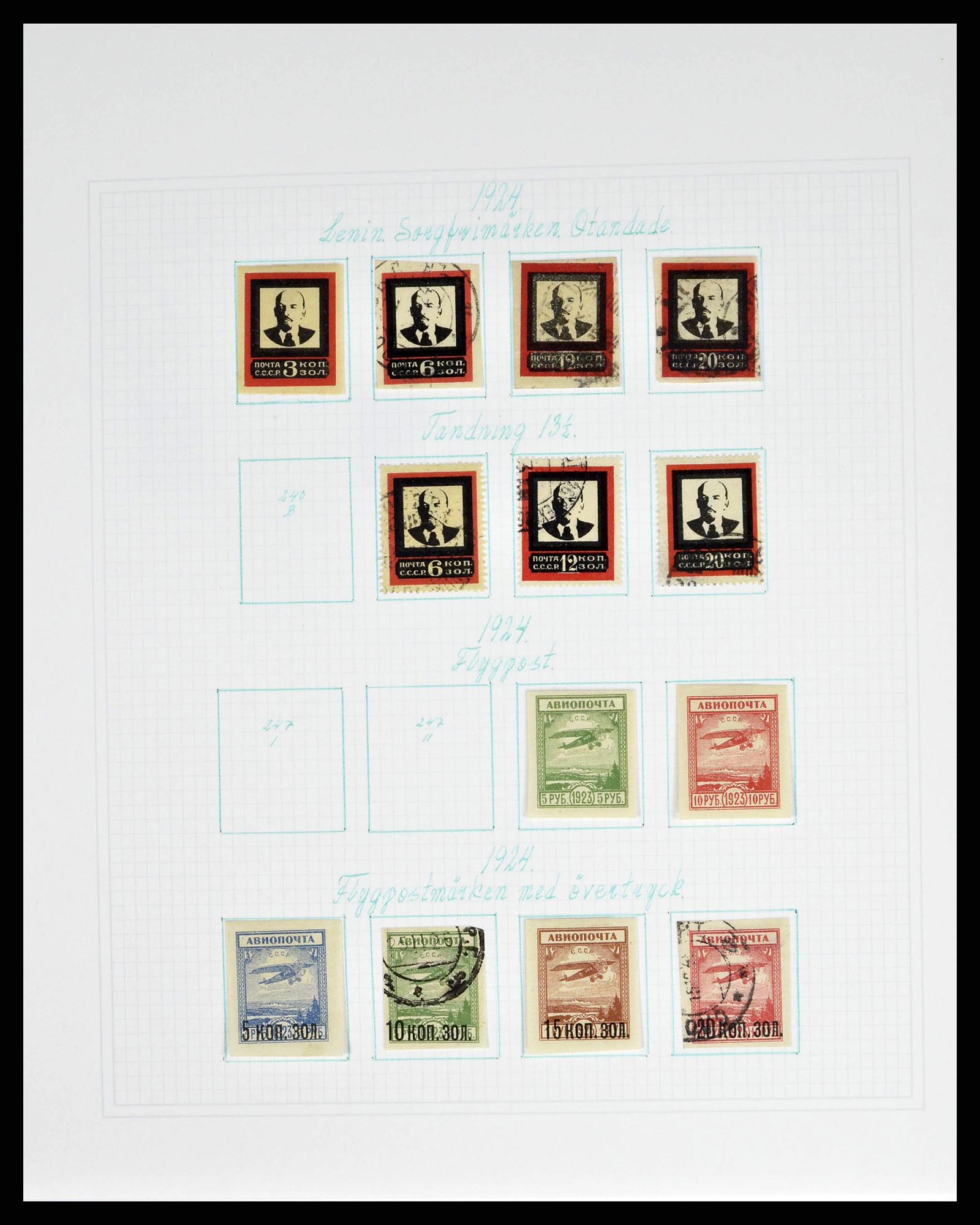 38521 0024 - Postzegelverzameling 38521 Rusland 1858-1977.