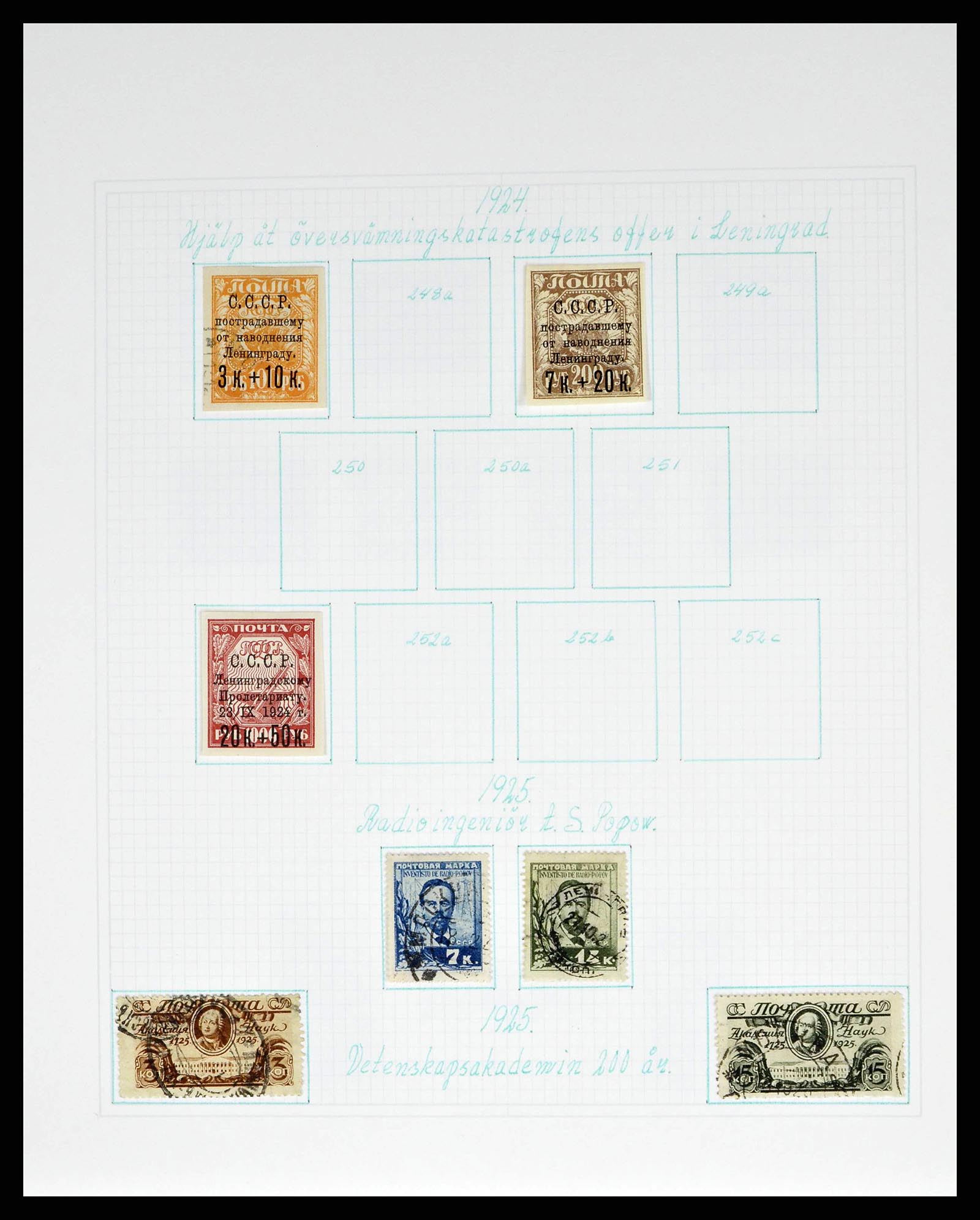38521 0027 - Postzegelverzameling 38521 Rusland 1858-1977.