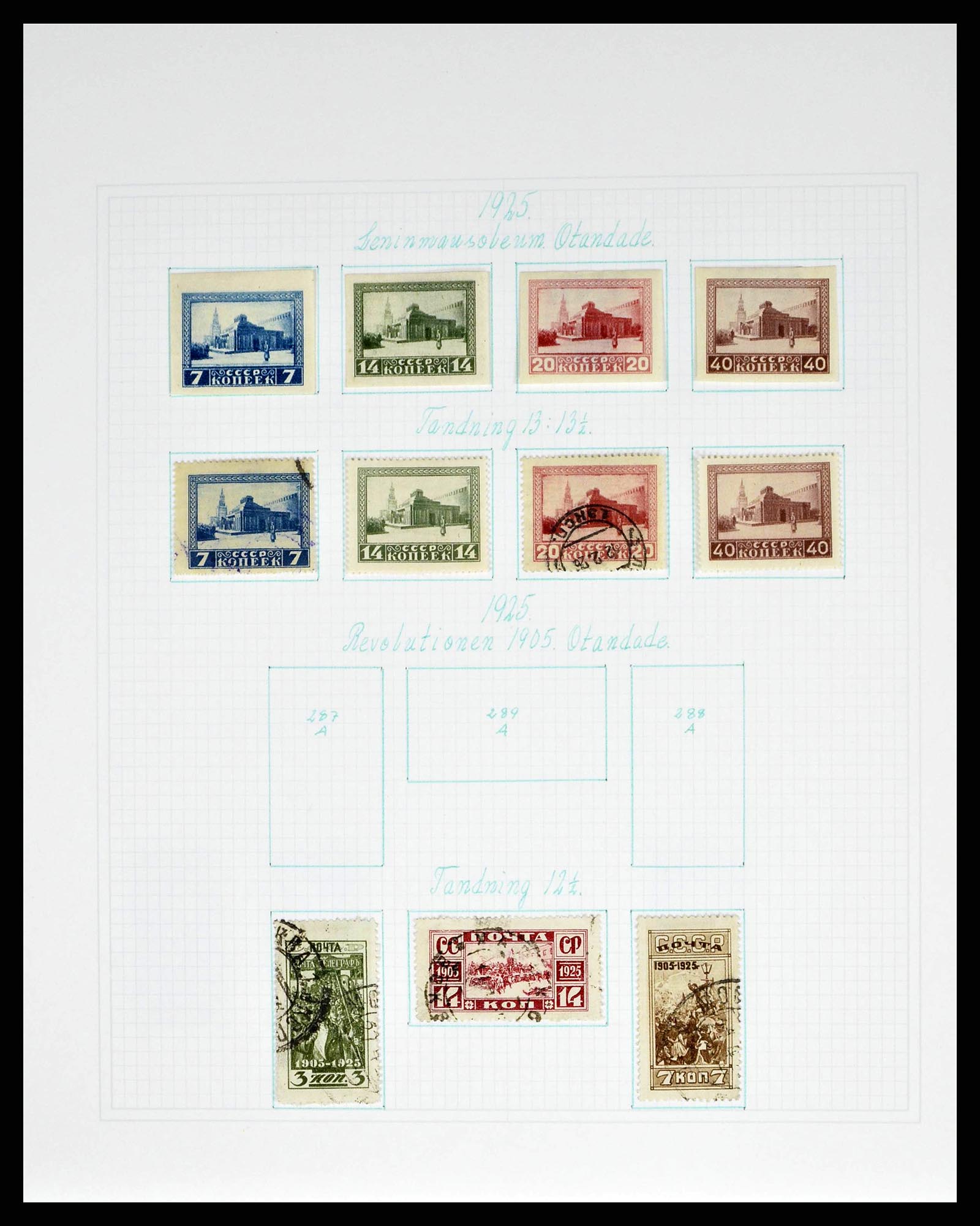 38521 0028 - Postzegelverzameling 38521 Rusland 1858-1977.
