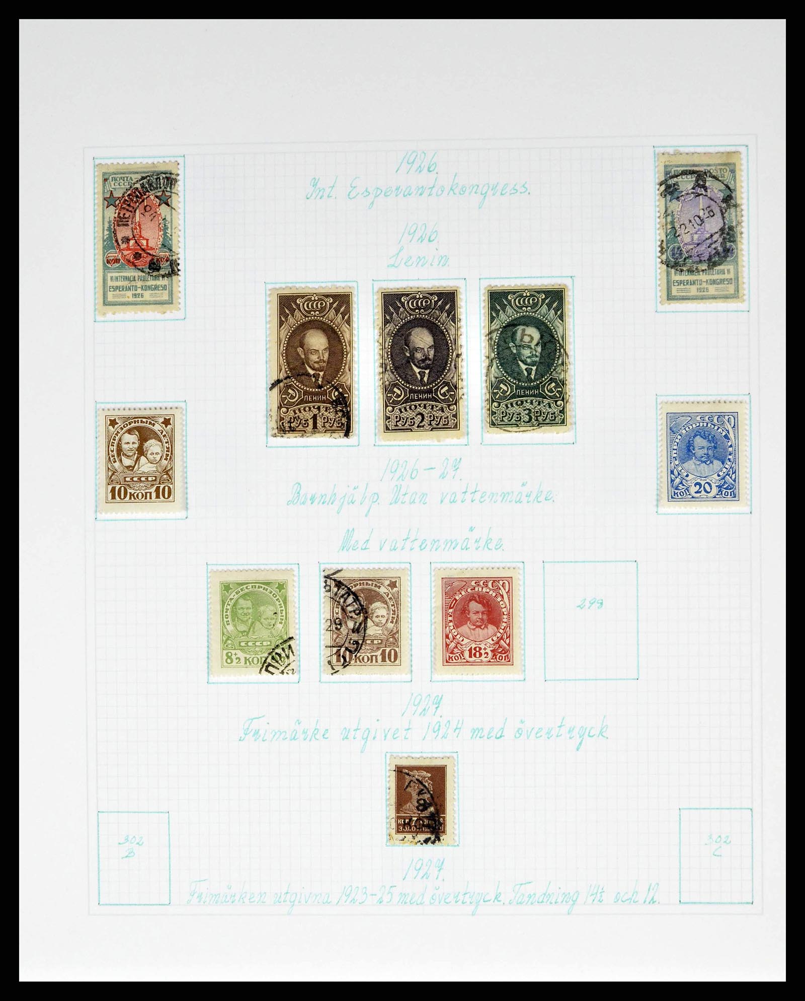 38521 0030 - Postzegelverzameling 38521 Rusland 1858-1977.