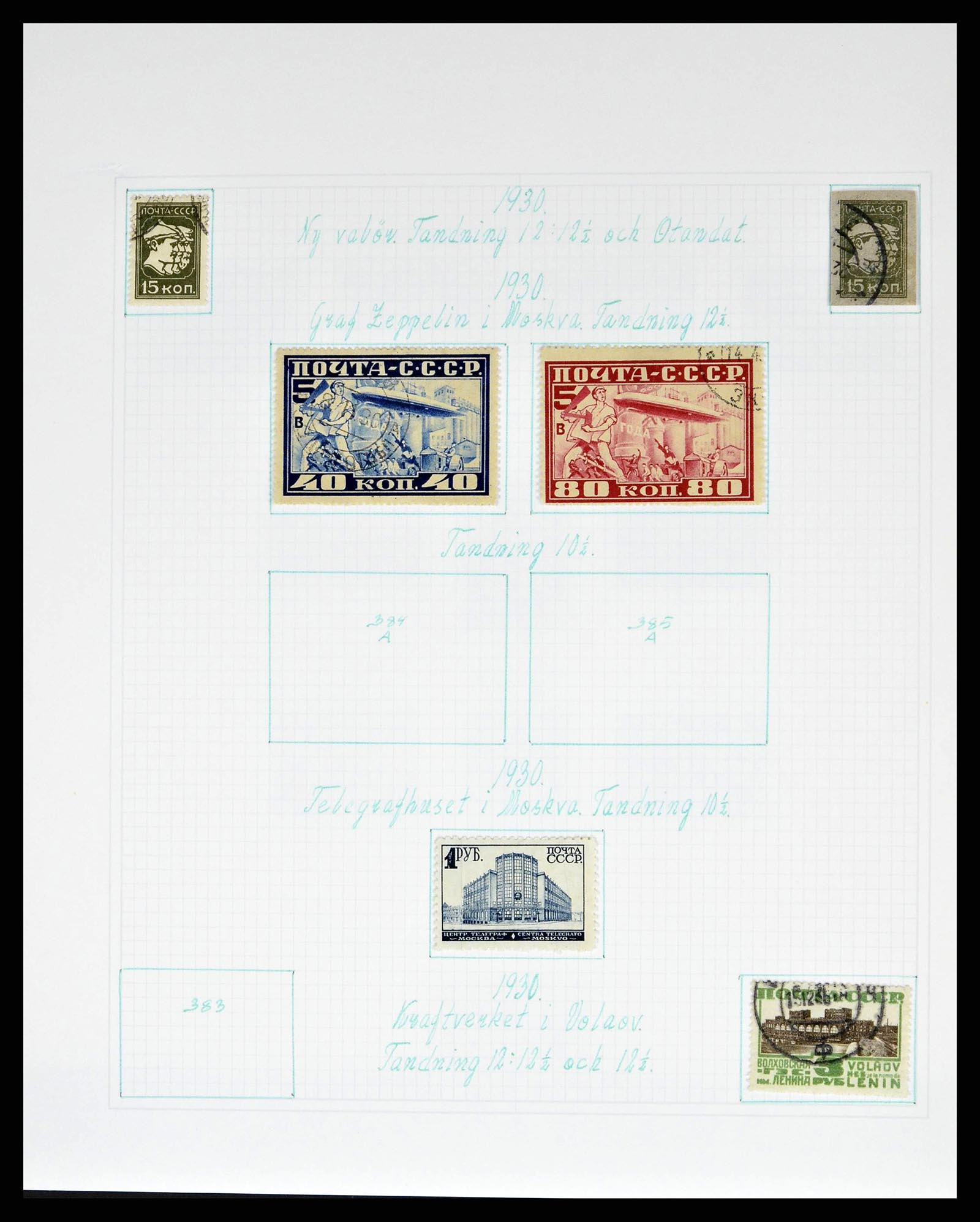 38521 0037 - Postzegelverzameling 38521 Rusland 1858-1977.