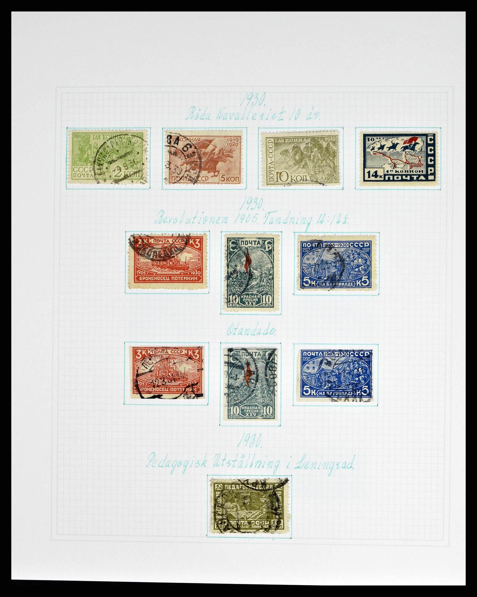 38521 0038 - Postzegelverzameling 38521 Rusland 1858-1977.