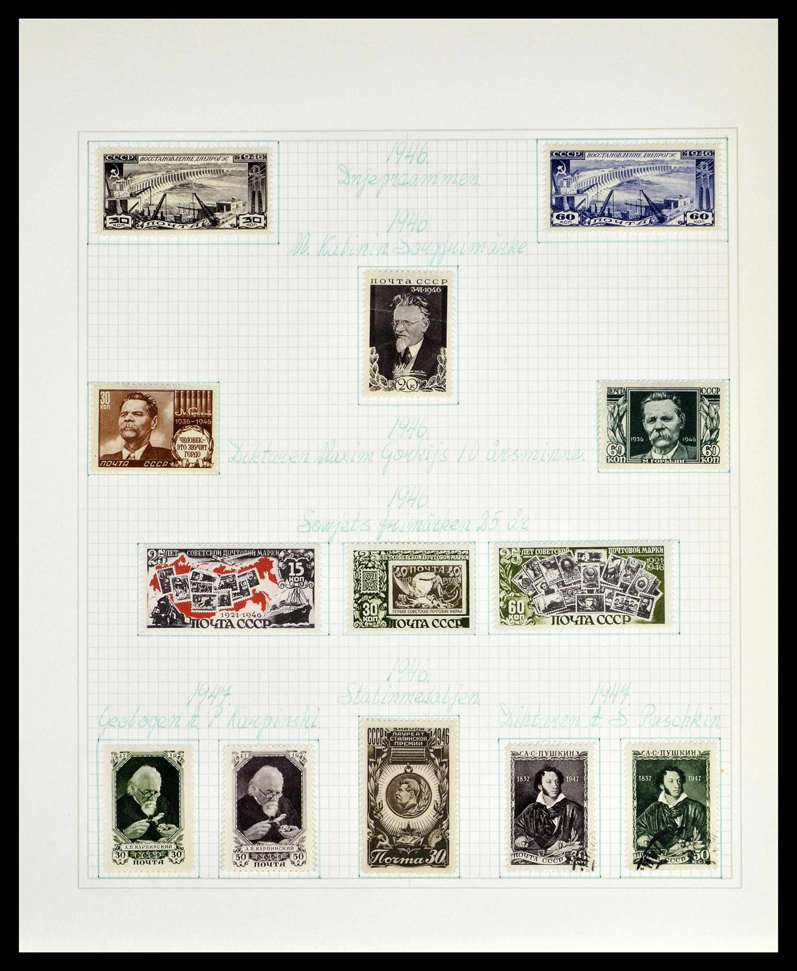 38521 0093 - Stamp collection 38521 Russia 1858-1977.