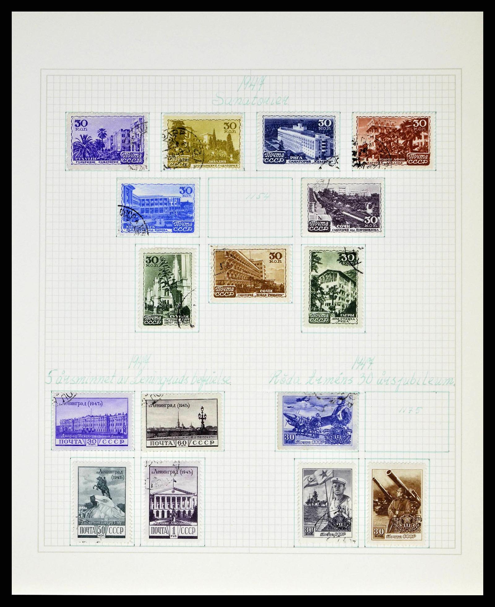 38521 0099 - Stamp collection 38521 Russia 1858-1977.