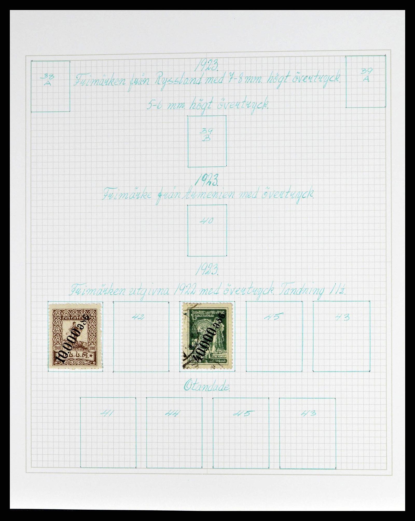 38521 0483 - Postzegelverzameling 38521 Rusland 1858-1977.