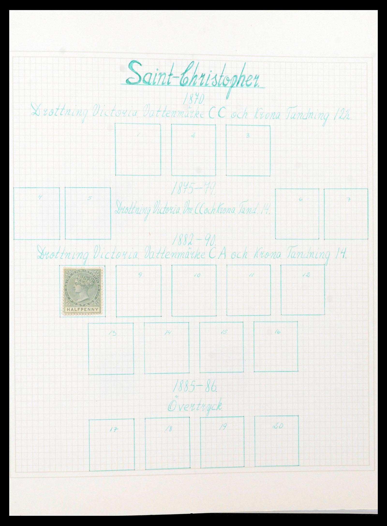 38522 0003 - Stamp collection 38522 British colonies 1859-1980.