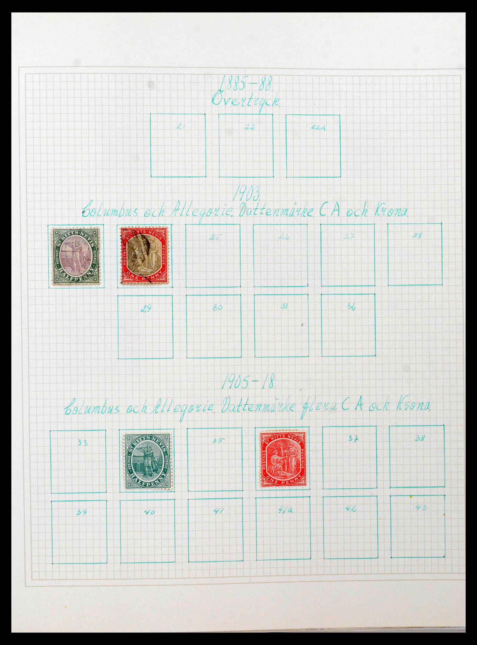 38522 0004 - Postzegelverzameling 38522 Engelse koloniën 1859-1980.
