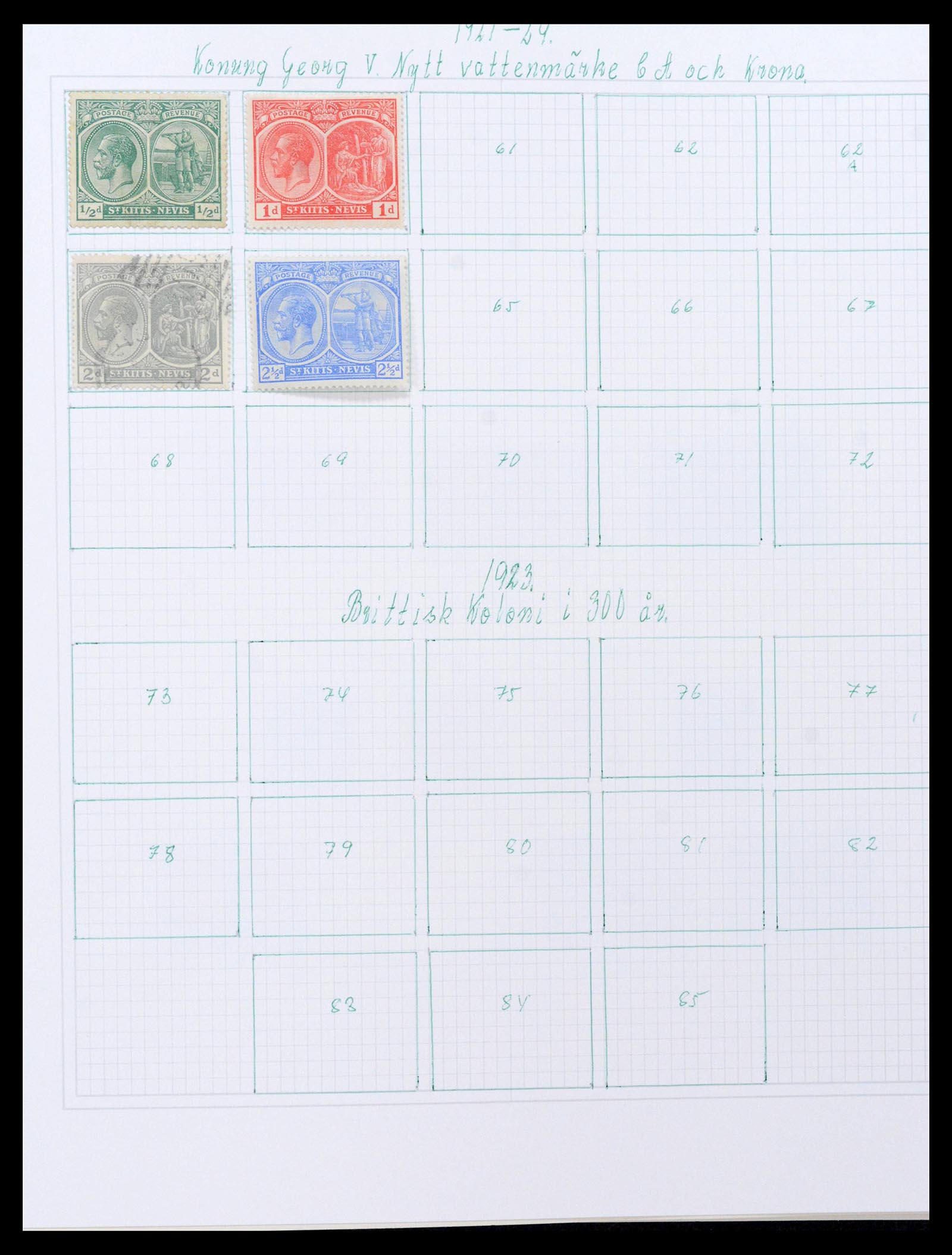 38522 0006 - Postzegelverzameling 38522 Engelse koloniën 1859-1980.