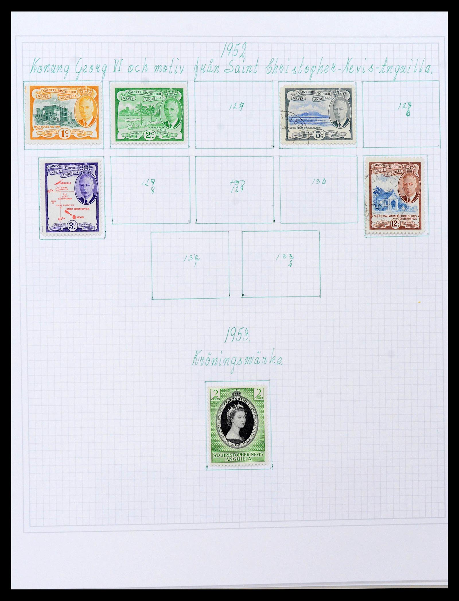 38522 0010 - Postzegelverzameling 38522 Engelse koloniën 1859-1980.