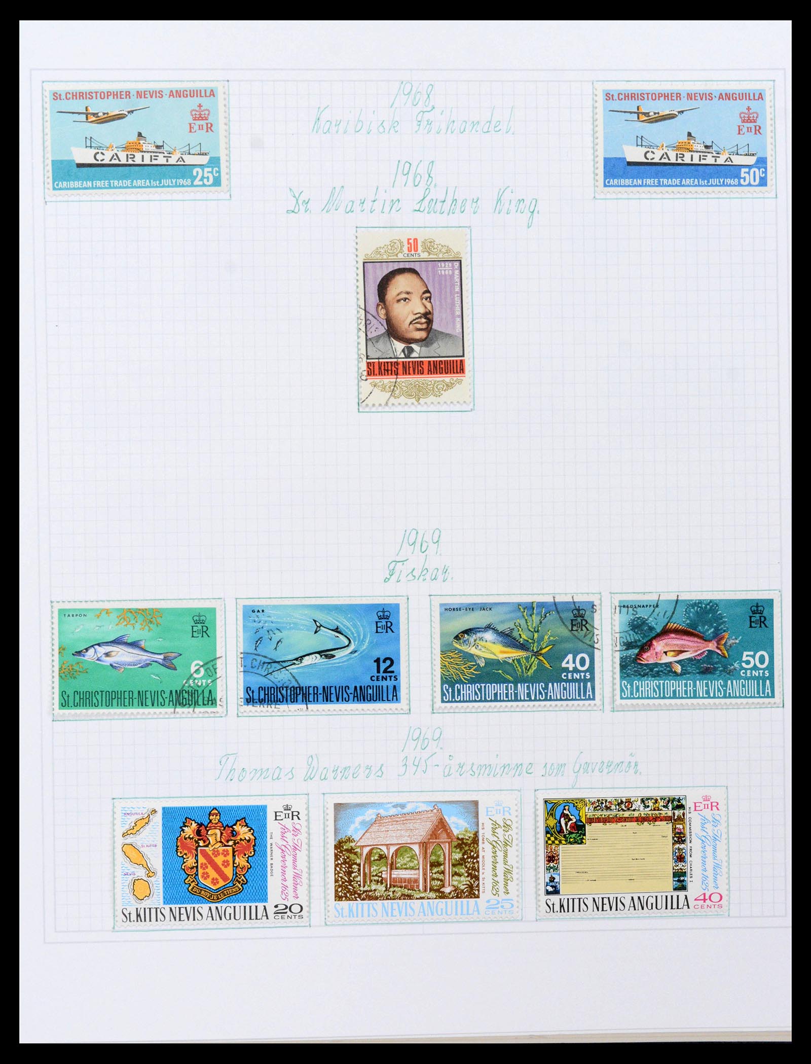 38522 0016 - Postzegelverzameling 38522 Engelse koloniën 1859-1980.