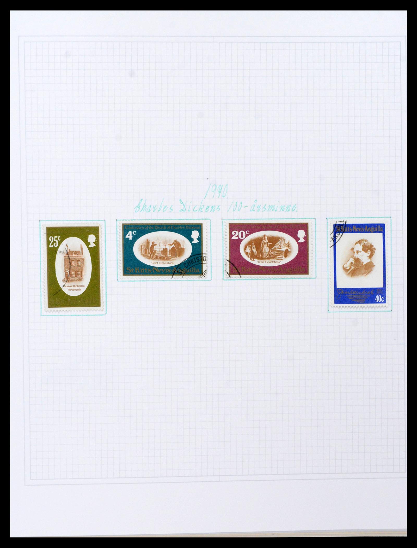 38522 0018 - Postzegelverzameling 38522 Engelse koloniën 1859-1980.
