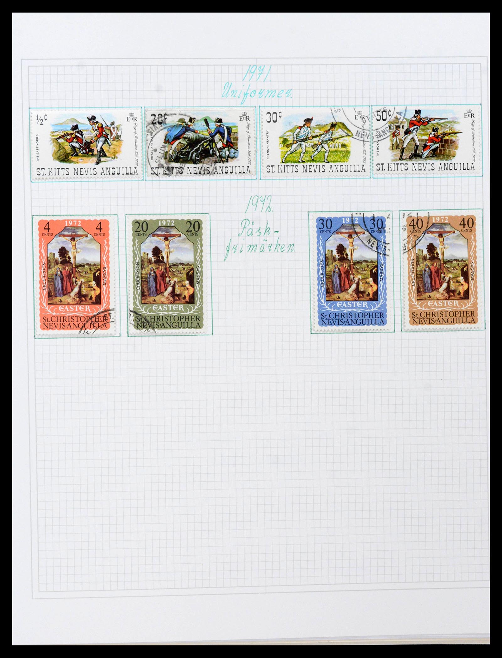 38522 0020 - Postzegelverzameling 38522 Engelse koloniën 1859-1980.