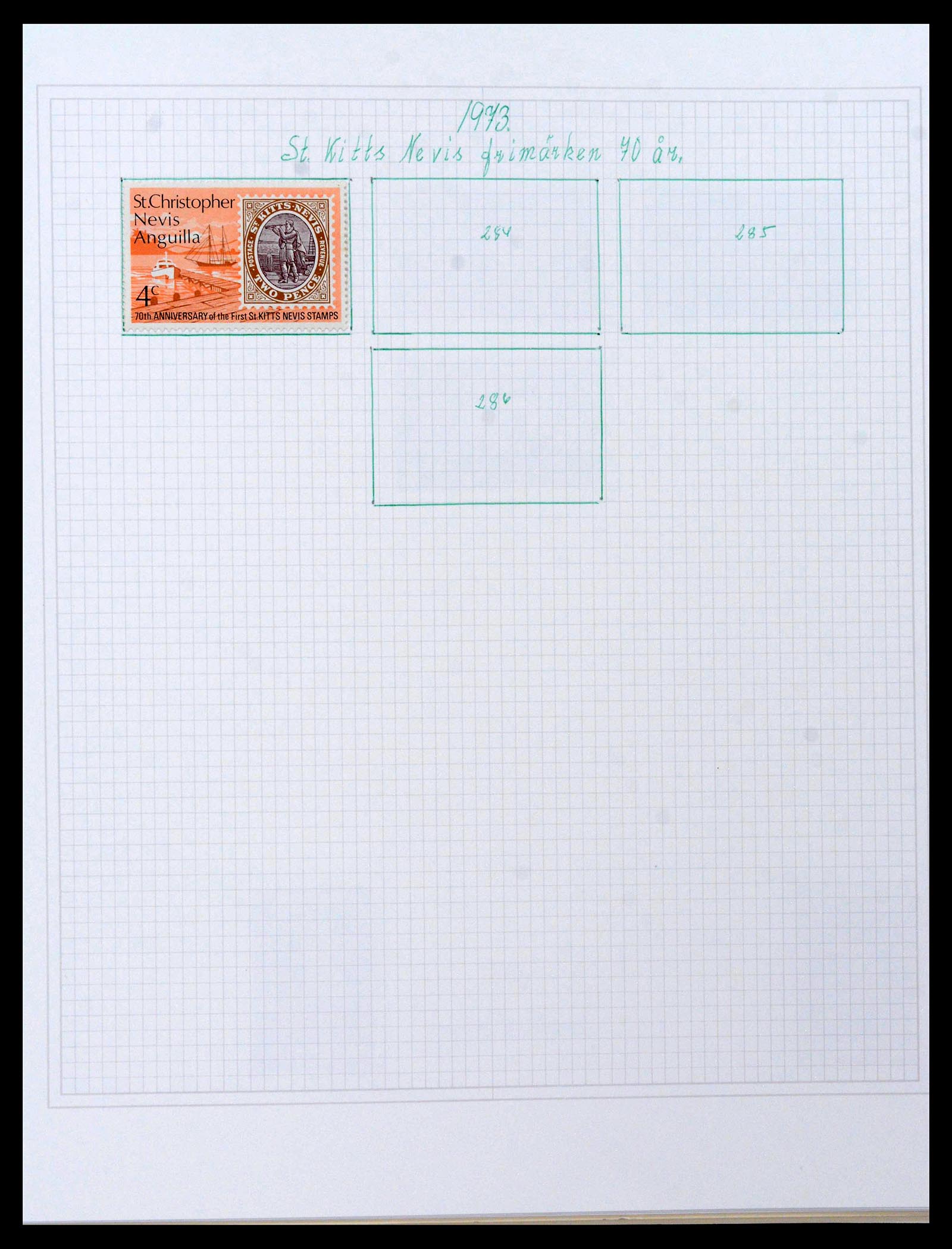38522 0022 - Postzegelverzameling 38522 Engelse koloniën 1859-1980.