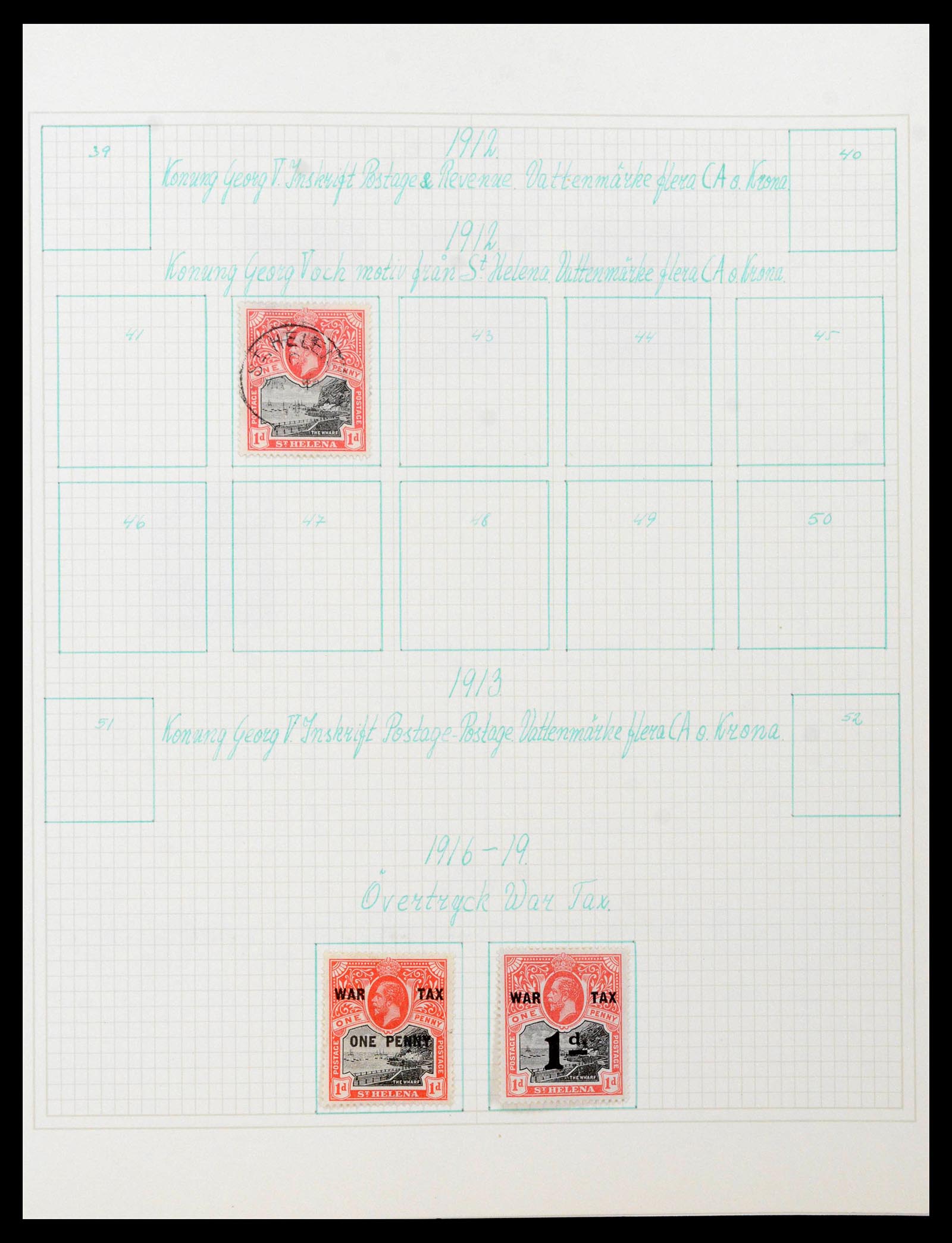 38522 0029 - Postzegelverzameling 38522 Engelse koloniën 1859-1980.