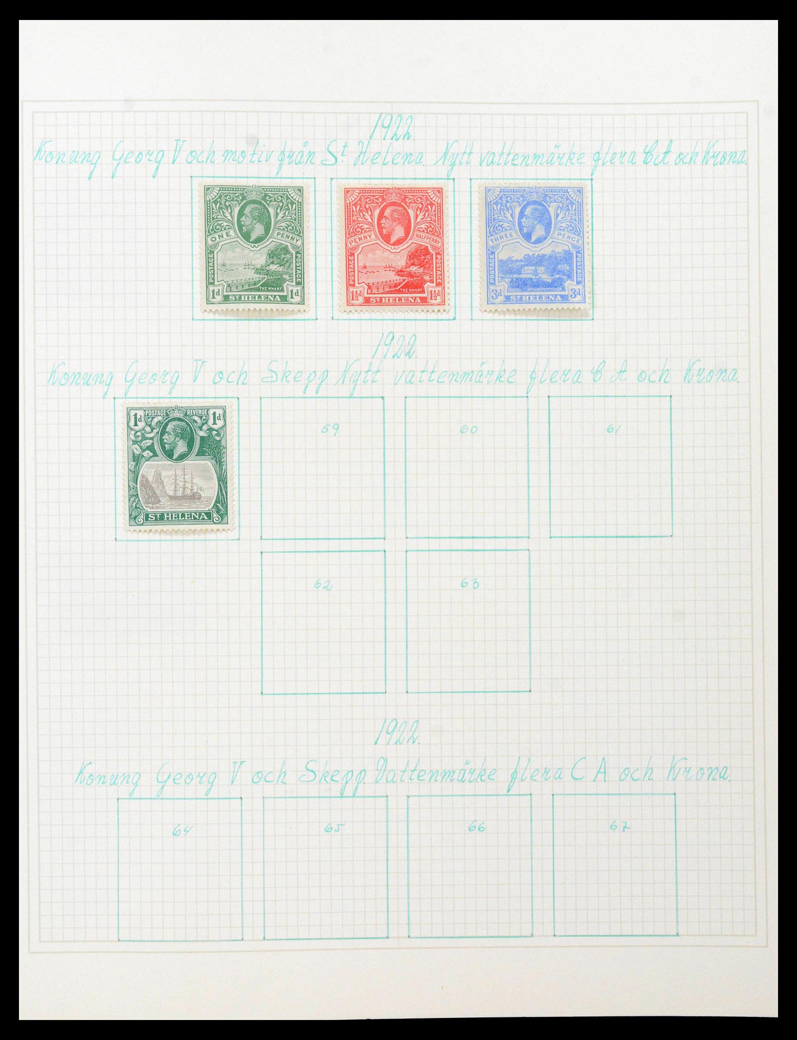 38522 0030 - Postzegelverzameling 38522 Engelse koloniën 1859-1980.