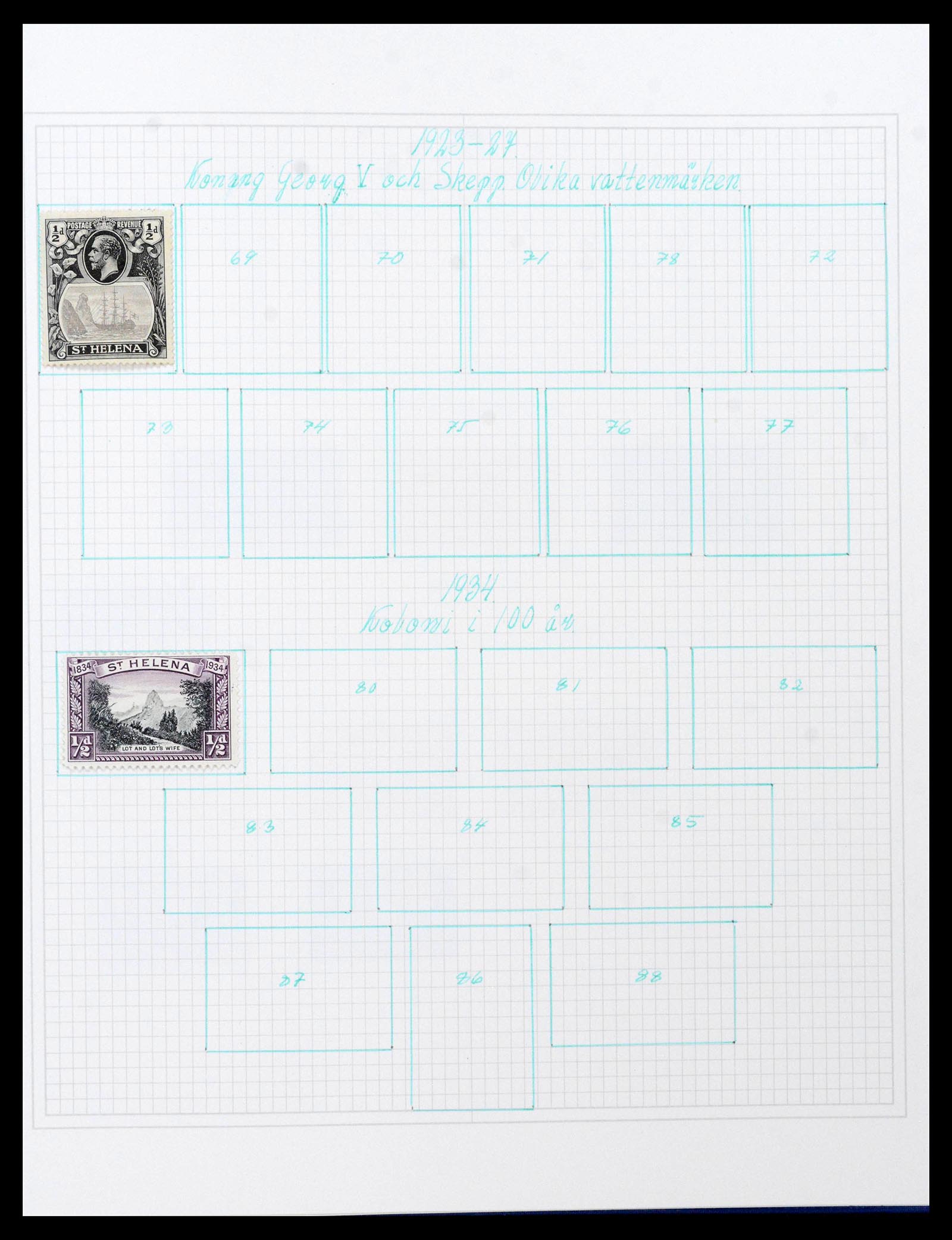 38522 0031 - Postzegelverzameling 38522 Engelse koloniën 1859-1980.
