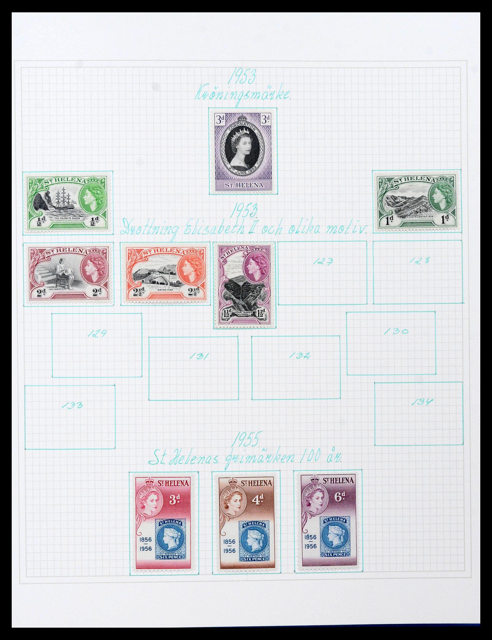 38522 0033 - Postzegelverzameling 38522 Engelse koloniën 1859-1980.