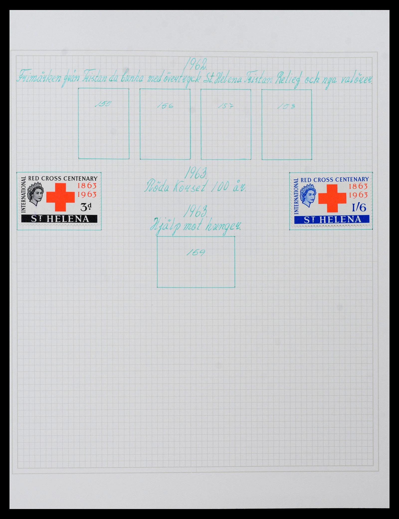 38522 0035 - Postzegelverzameling 38522 Engelse koloniën 1859-1980.